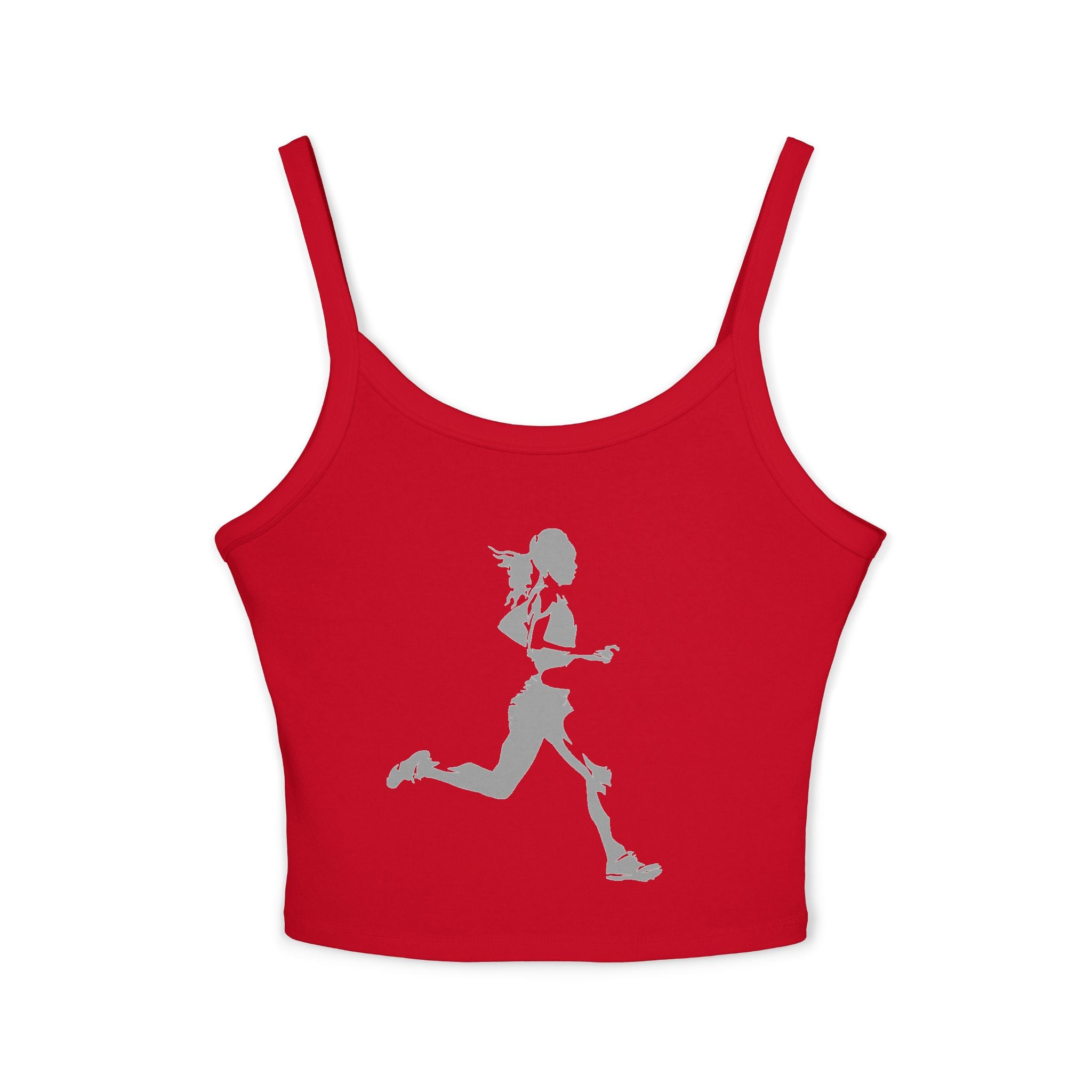 Running Woman Tank Top, Athletic Workout Top, Fitness Sleeveless Shirt, Jogging Muscle Tee, Exercise Gym Cami