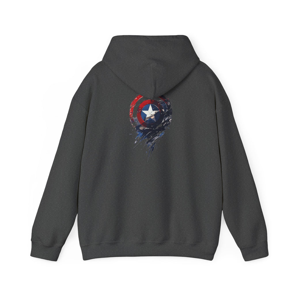 Hooded Sweatshirt - Captain America Design
