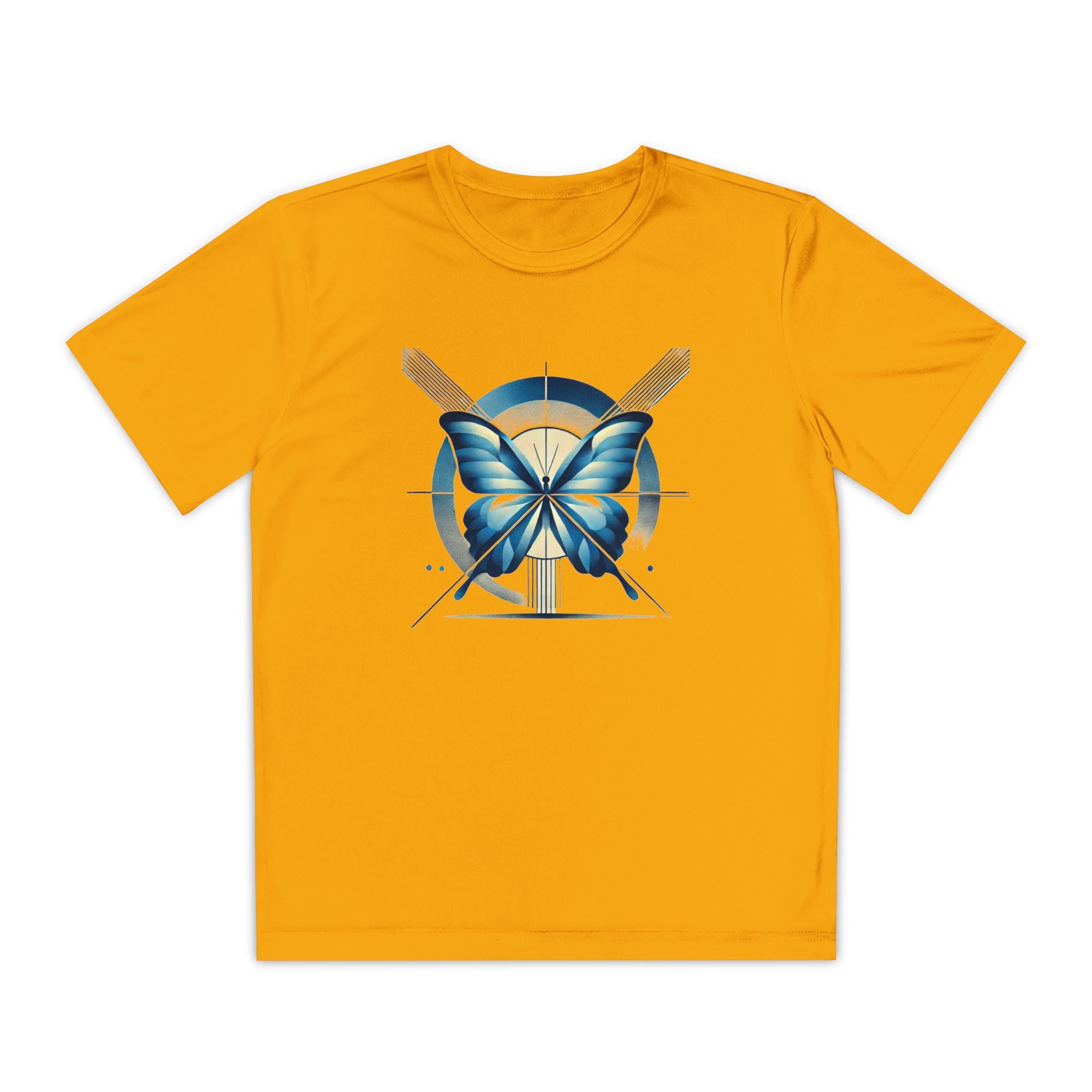 Butterffy Youth T-Shirt Sports Graphic Tee, Cool Athletic Shirt for Kids, Perfect for Sports Events, Team Spirit