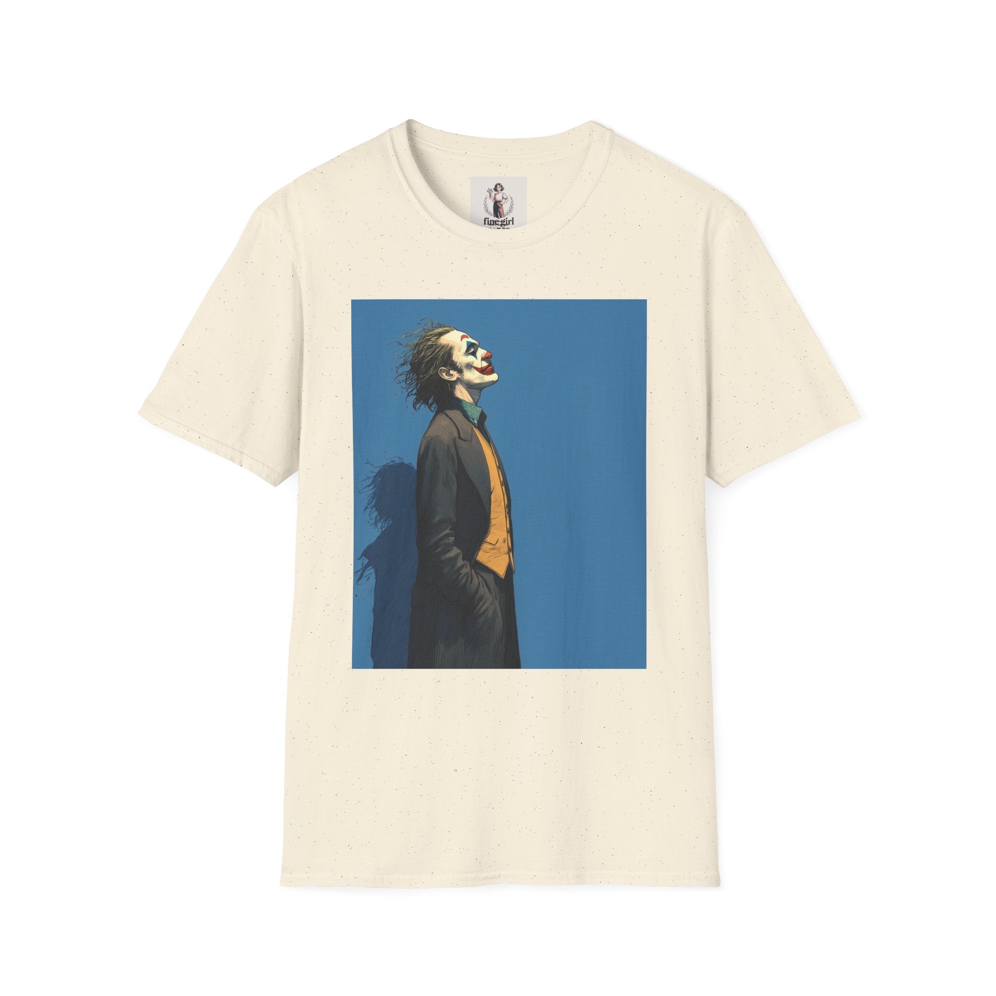 The Joker Superhero Marvel Unisex Softstyle T-Shirt, Comic Book Tee, Geeky Clothing, Cosplay Costume Top