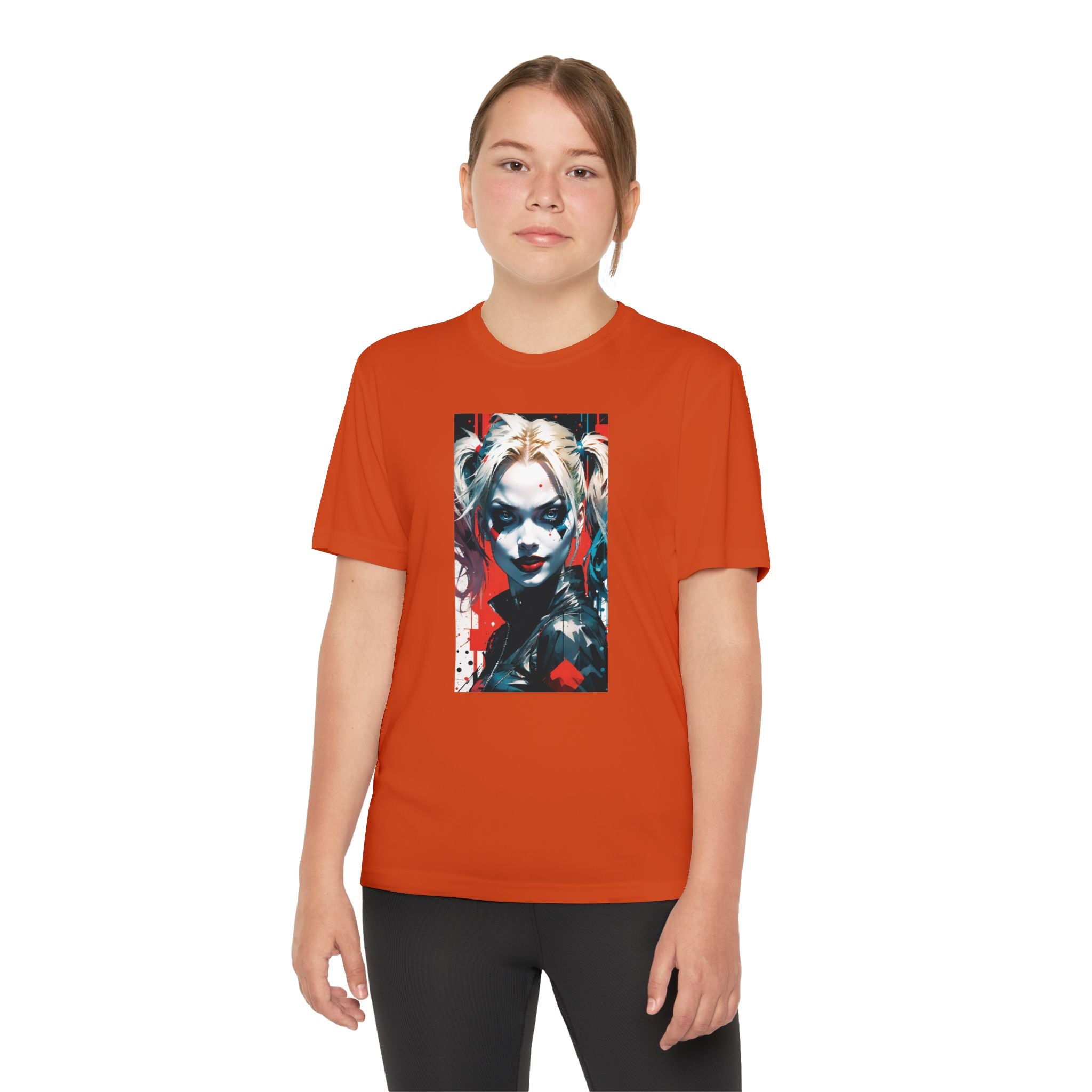 Superhero Youth T-Shirt Sports Graphic Tee, Cool Athletic Shirt for Kids