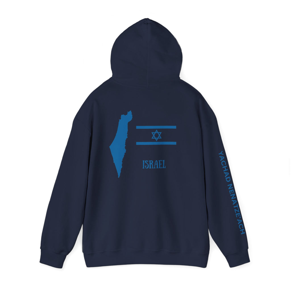 Isreal Flag And Map ~ Rebel Spirit Unisex Hoodie
