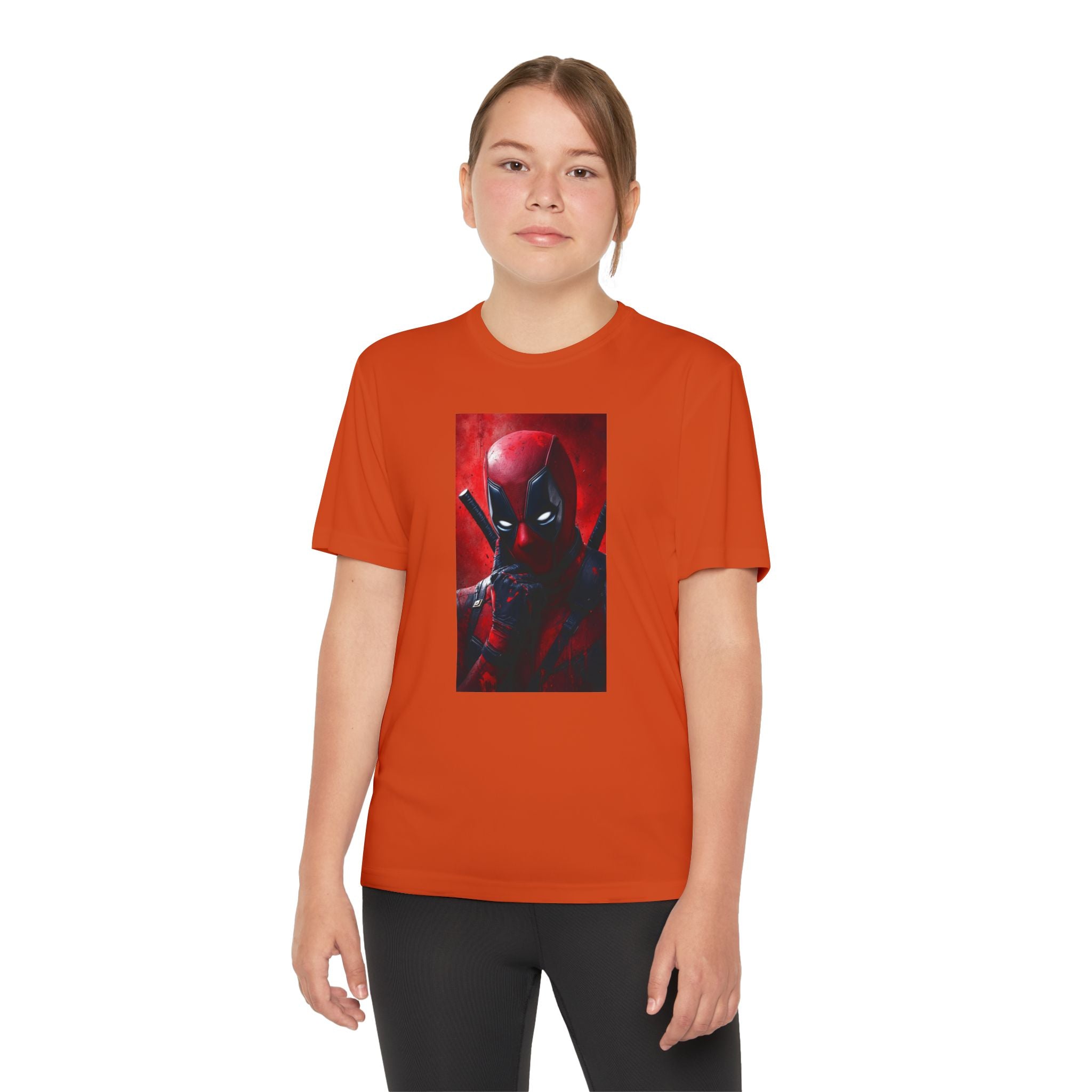Deadpool Superhero Marvel Patriotic, Kids Graphic T-Shirt, Boys Hero Top, Girls Comic Book Clothing, Birthday