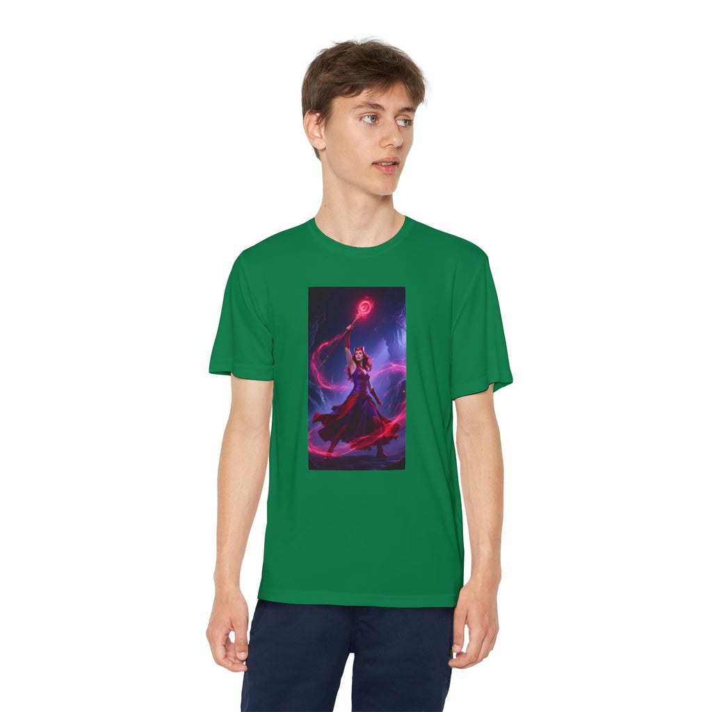 Superhero Youth T-Shirt Sports Graphic Tee, Cool Athletic Shirt for Kids