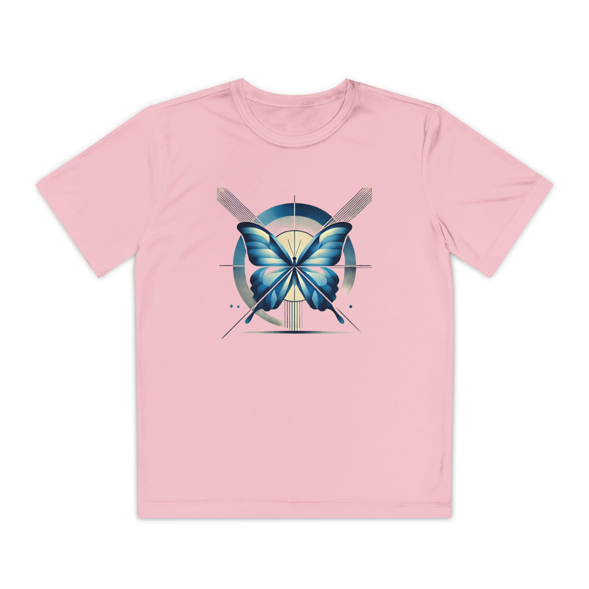 Butterffy Youth T-Shirt Sports Graphic Tee, Cool Athletic Shirt for Kids, Perfect for Sports Events, Team Spirit