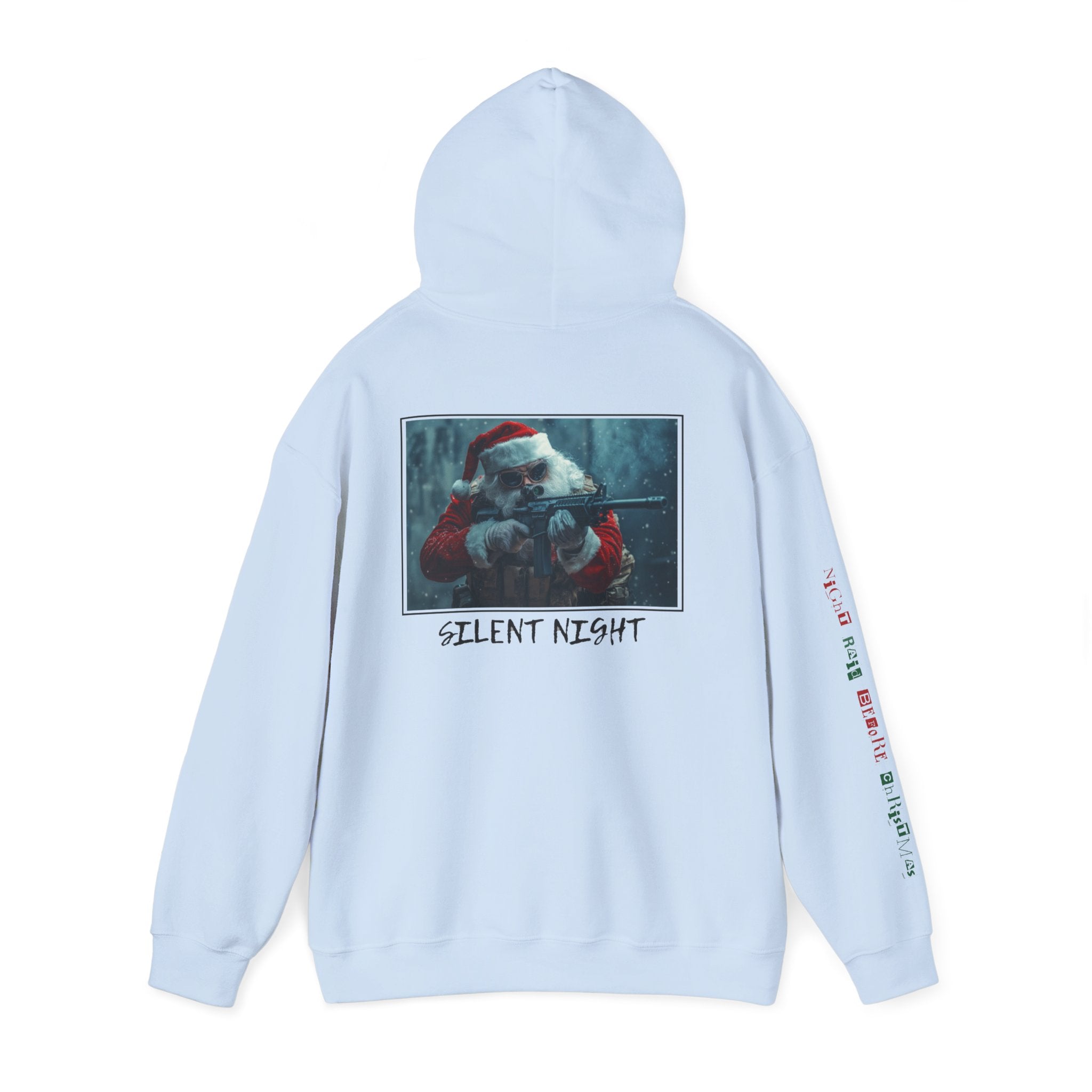 Night Raid Before Christmas Patriotic Hoodie Rebel Spirit Unisex Hoodie
