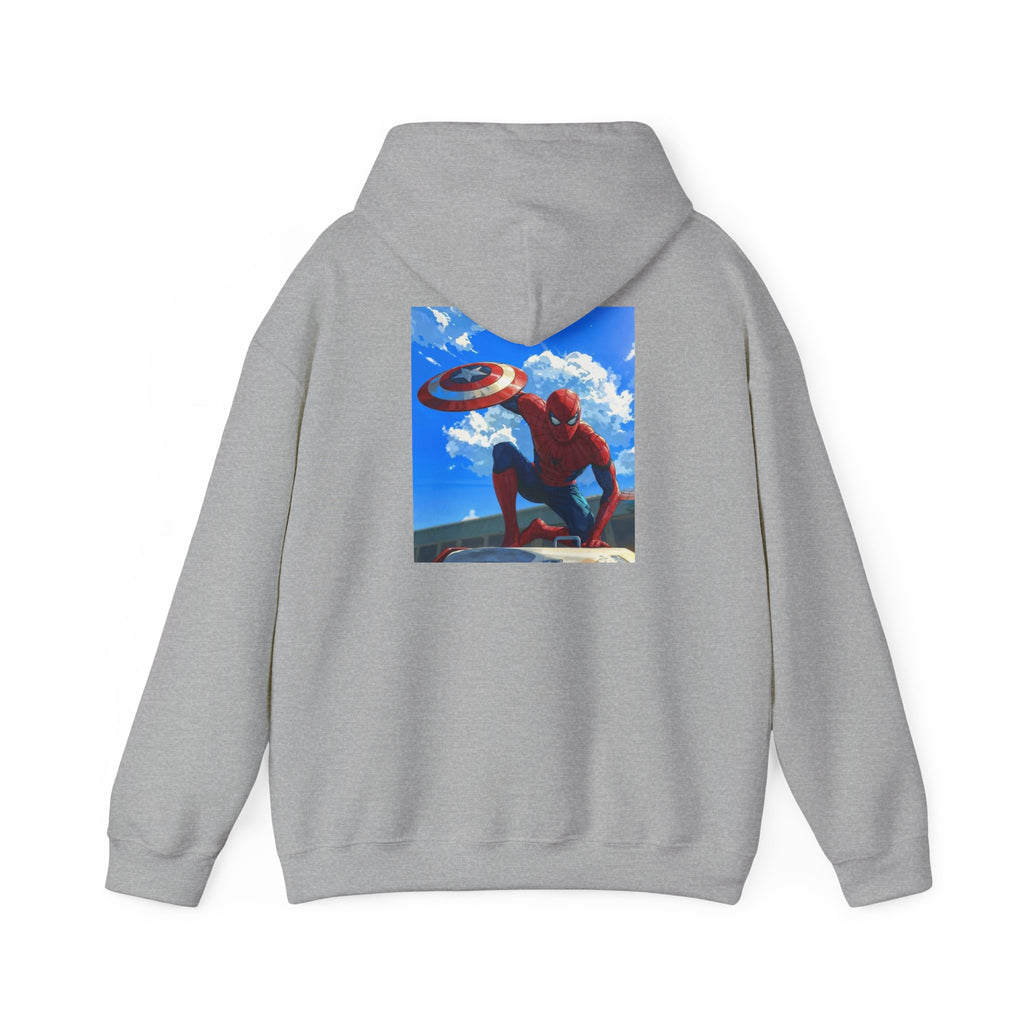 Hooded Sweatshirt - Spiderman Design
