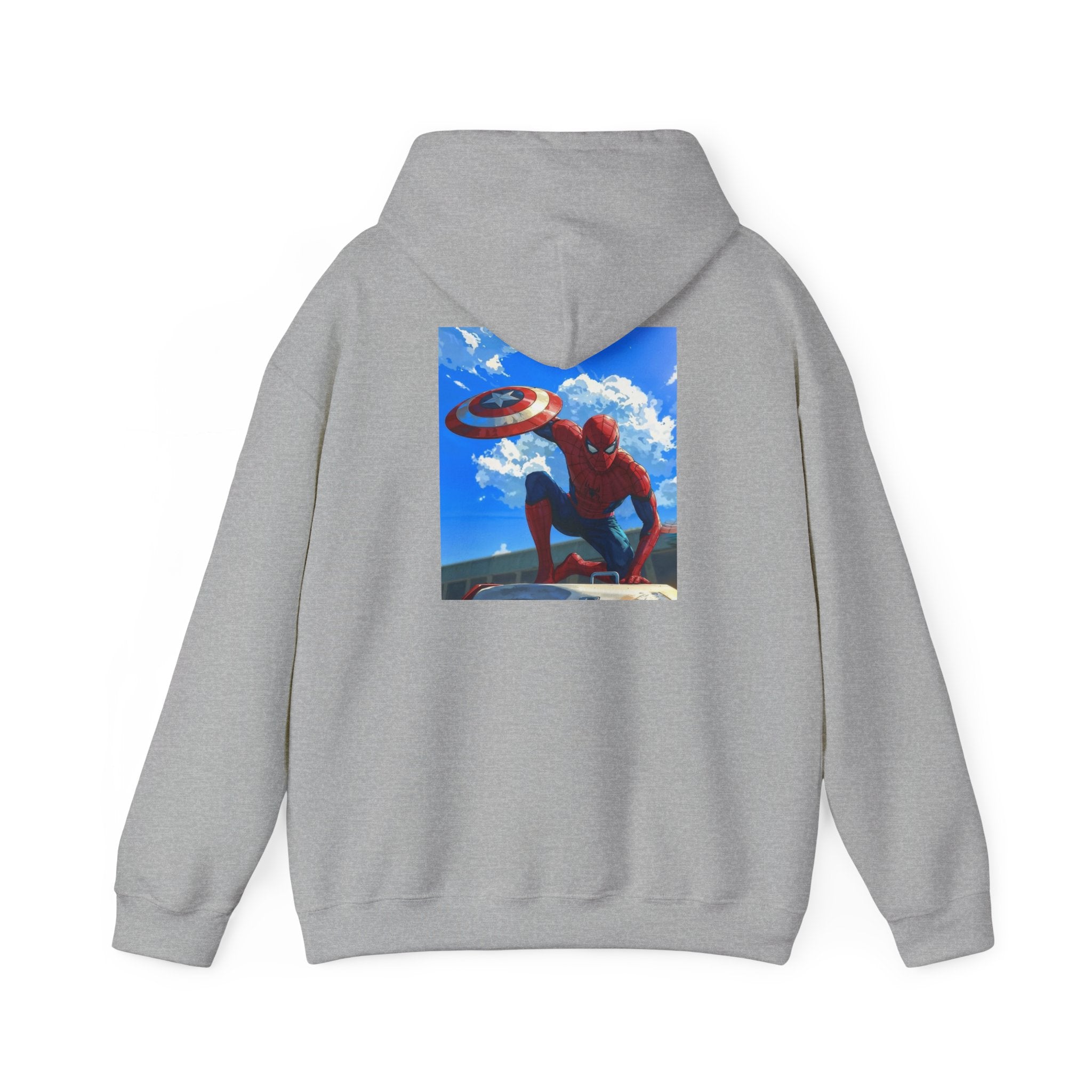 Hooded Sweatshirt - Spiderman Design