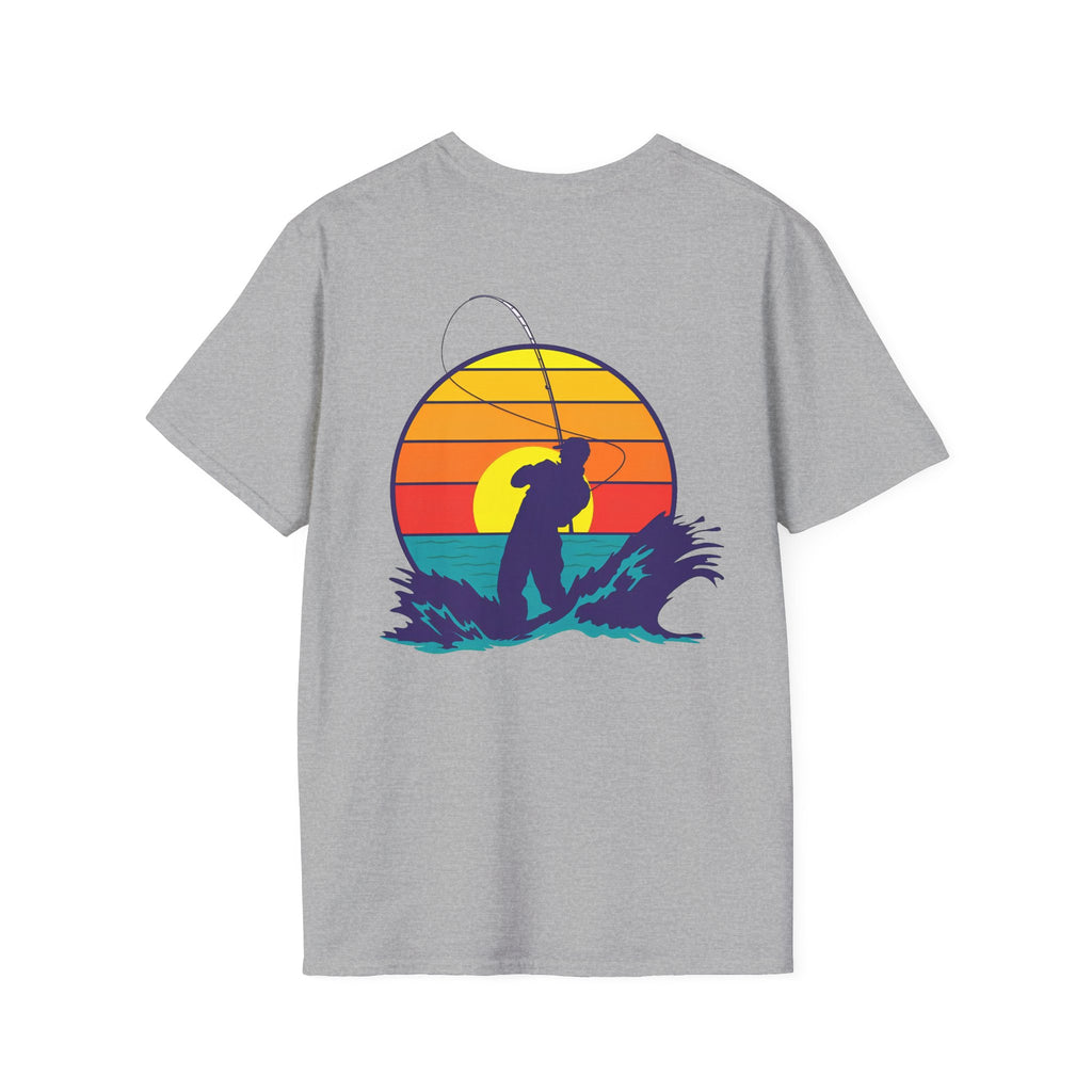 Patriotic Fishing t-shirt, American Flag Tee, 4th of July Shirt, USA Independence Day Top, Patriotic Graphic Tee, Unisex Patriotic