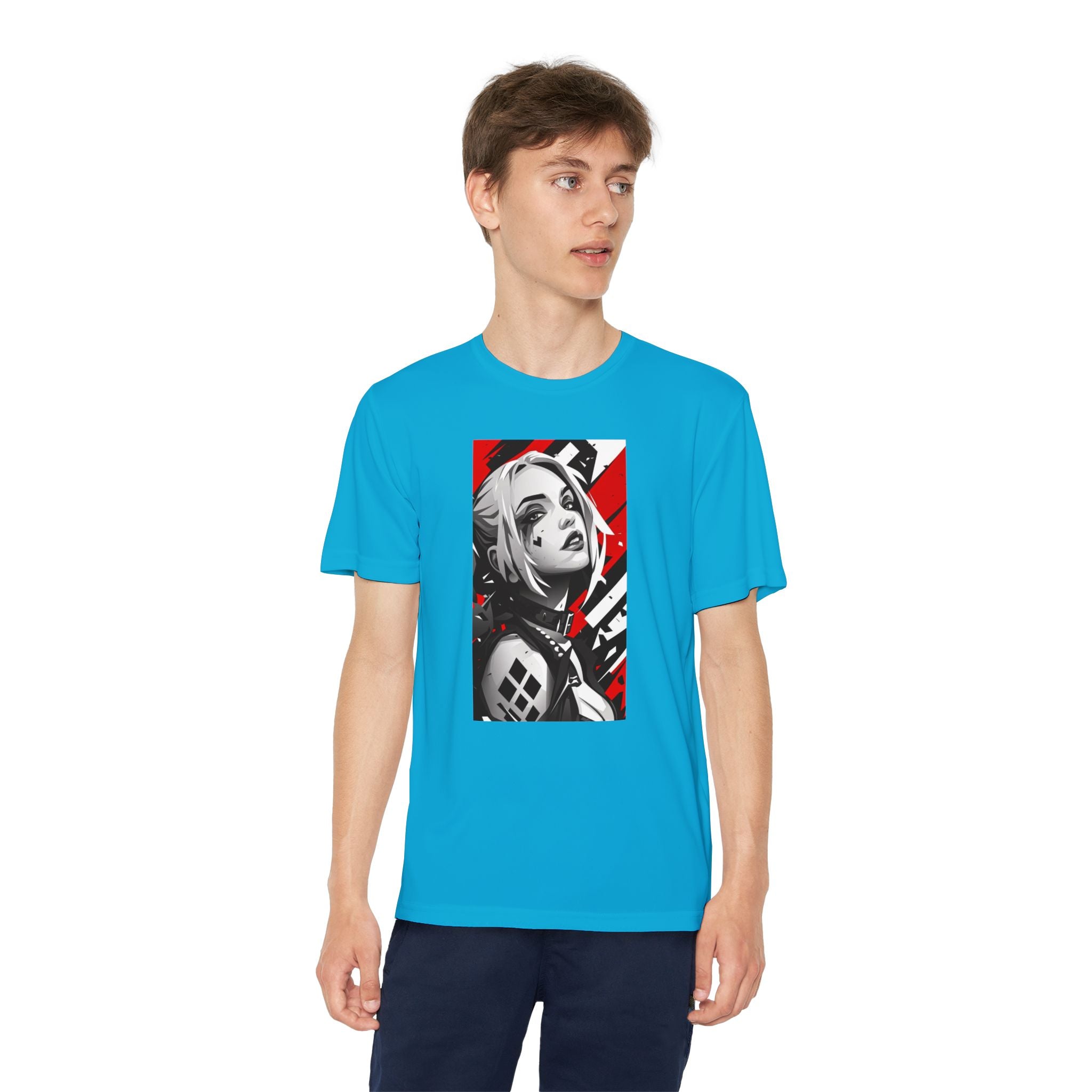 Superhero Youth T-Shirt Sports Graphic Tee, Cool Athletic Shirt for Kids