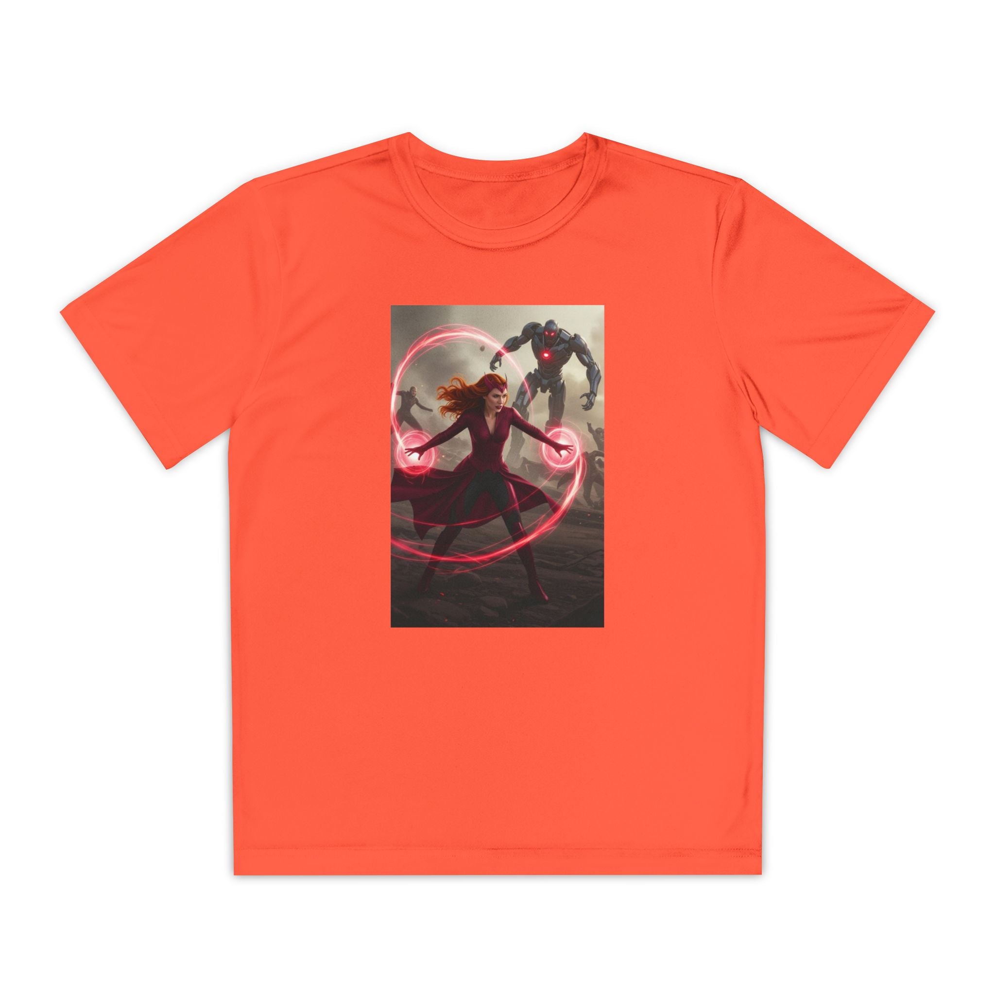 Superhero Youth T-Shirt Sports Graphic Tee, Cool Athletic Shirt for Kids