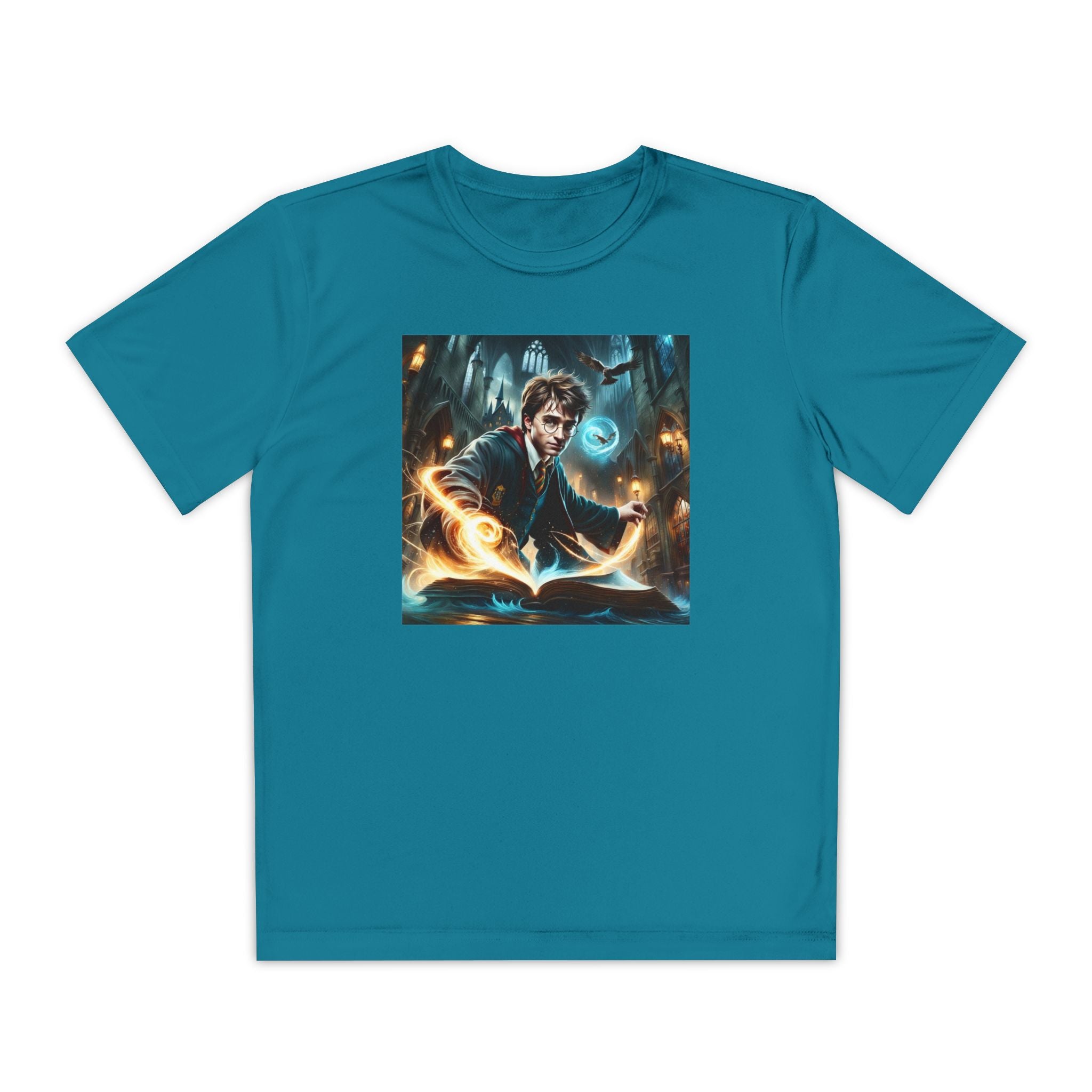 Youth Competitor Tee - Harry Potter, Wizard School Shirt, Magical Kids Top, Hogwarts Fan Gift, Sorcerer's Stone T-Shirt