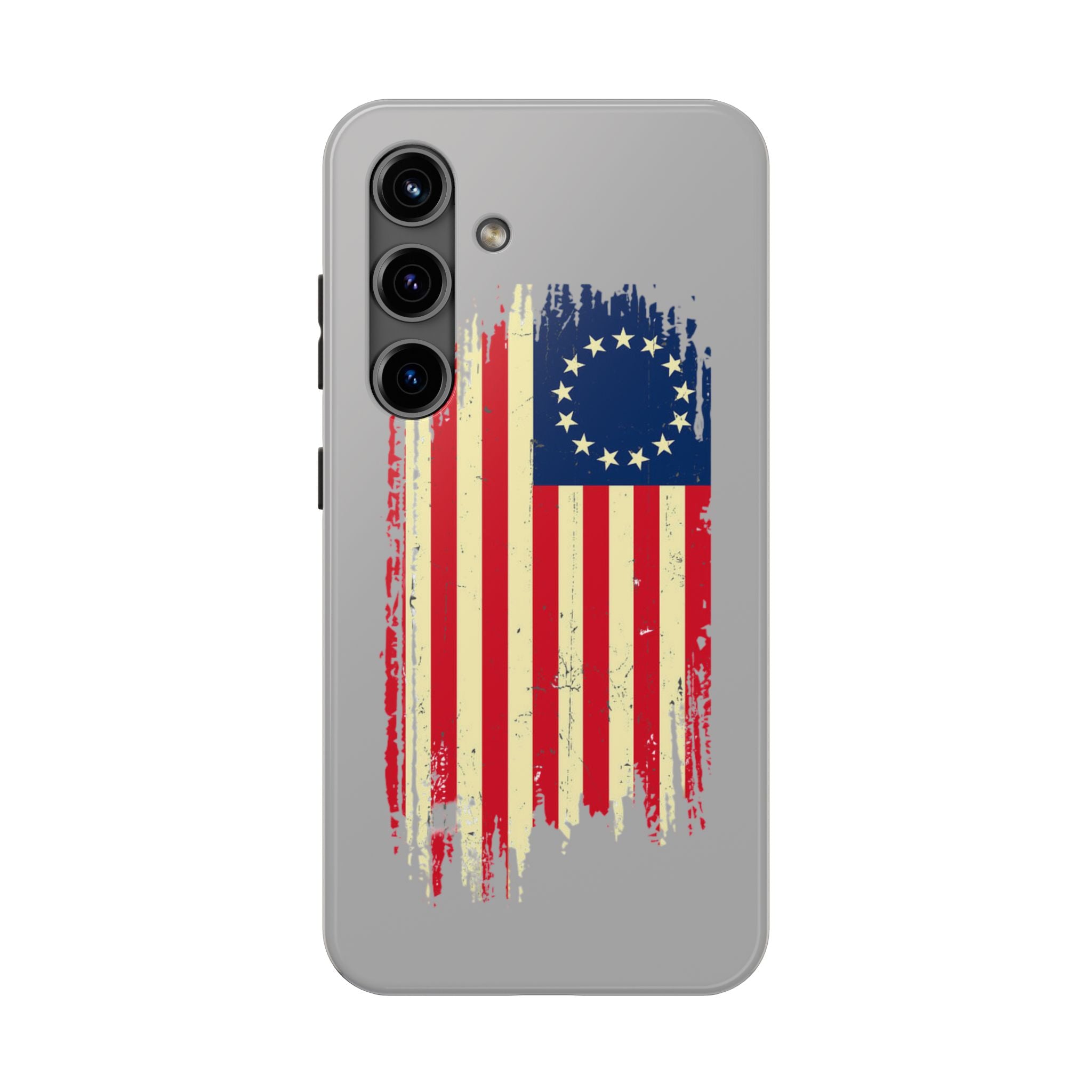 Patriotic Phone Cases with Vintage Flag Design, Tough Case for Independence Day, Memorial Day, 4th of July, Gift for Veterans, USA Pride
