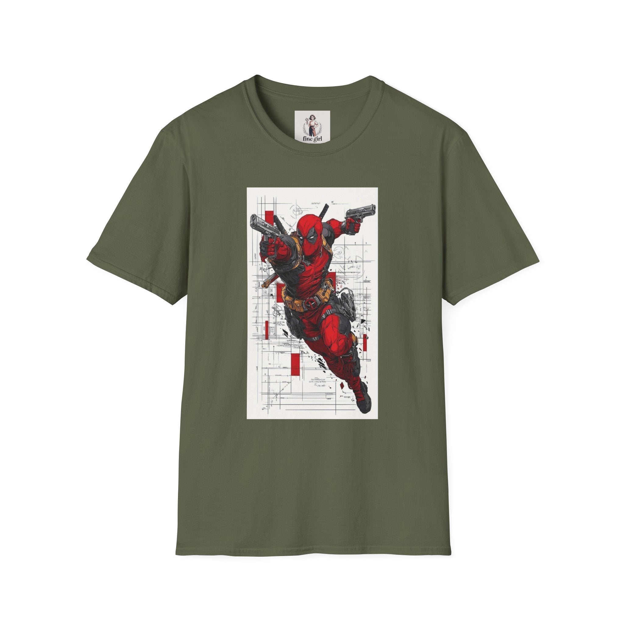 Deadpool Hero Unisex Softstyle T-Shirt