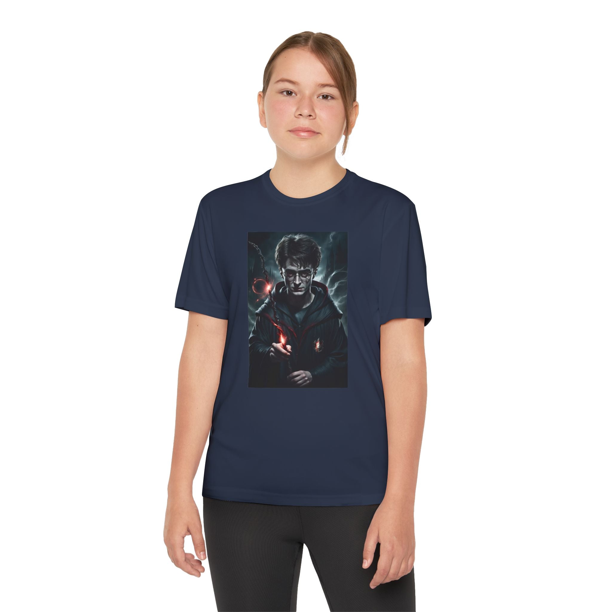 Youth Competitor Tee - Harry Potter, Wizard School Shirt, Magical Kids Top, Hogwarts Fan Gift, Sorcerer's Stone T-Shirt