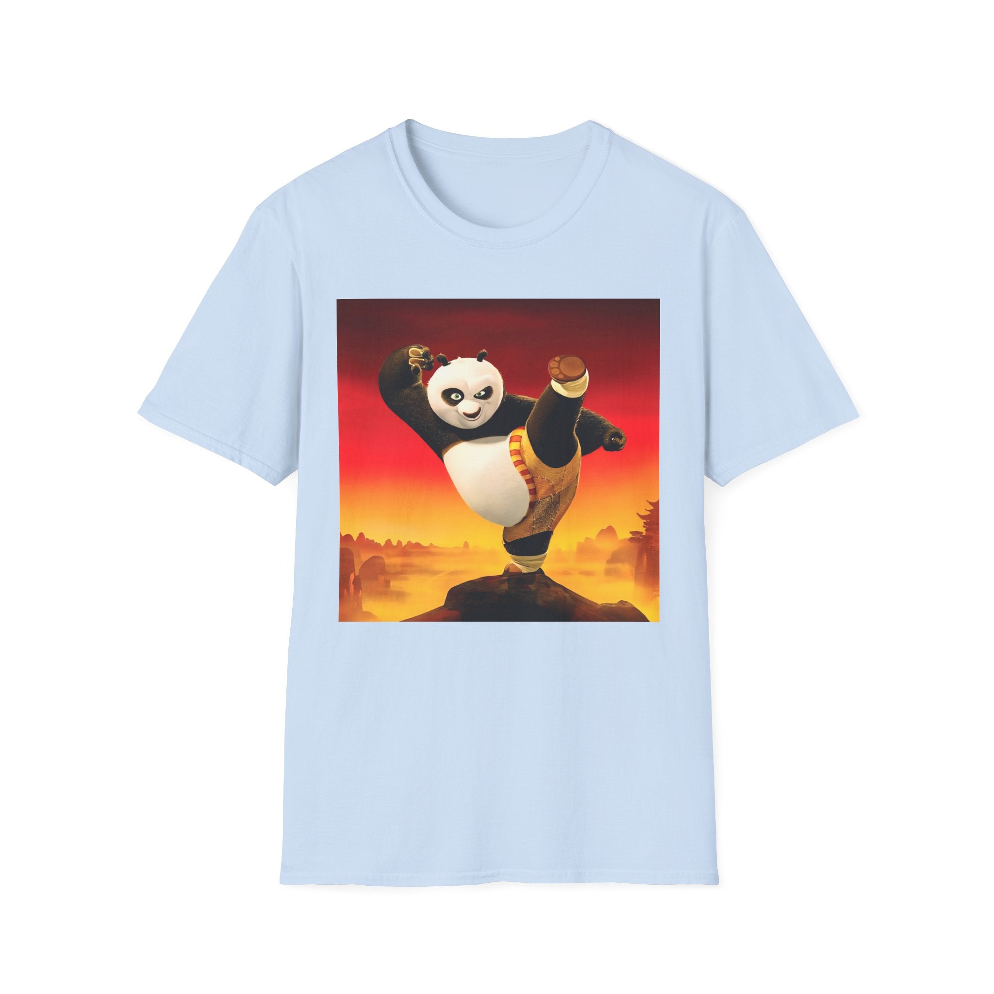 Kung Fu Panda Unisex Softstyle T-Shirt, DreamWorks Animation Youth Competitor Tee, Graphic Tee, Movie Fan Gift, Cult Classic Shirt, Comfy