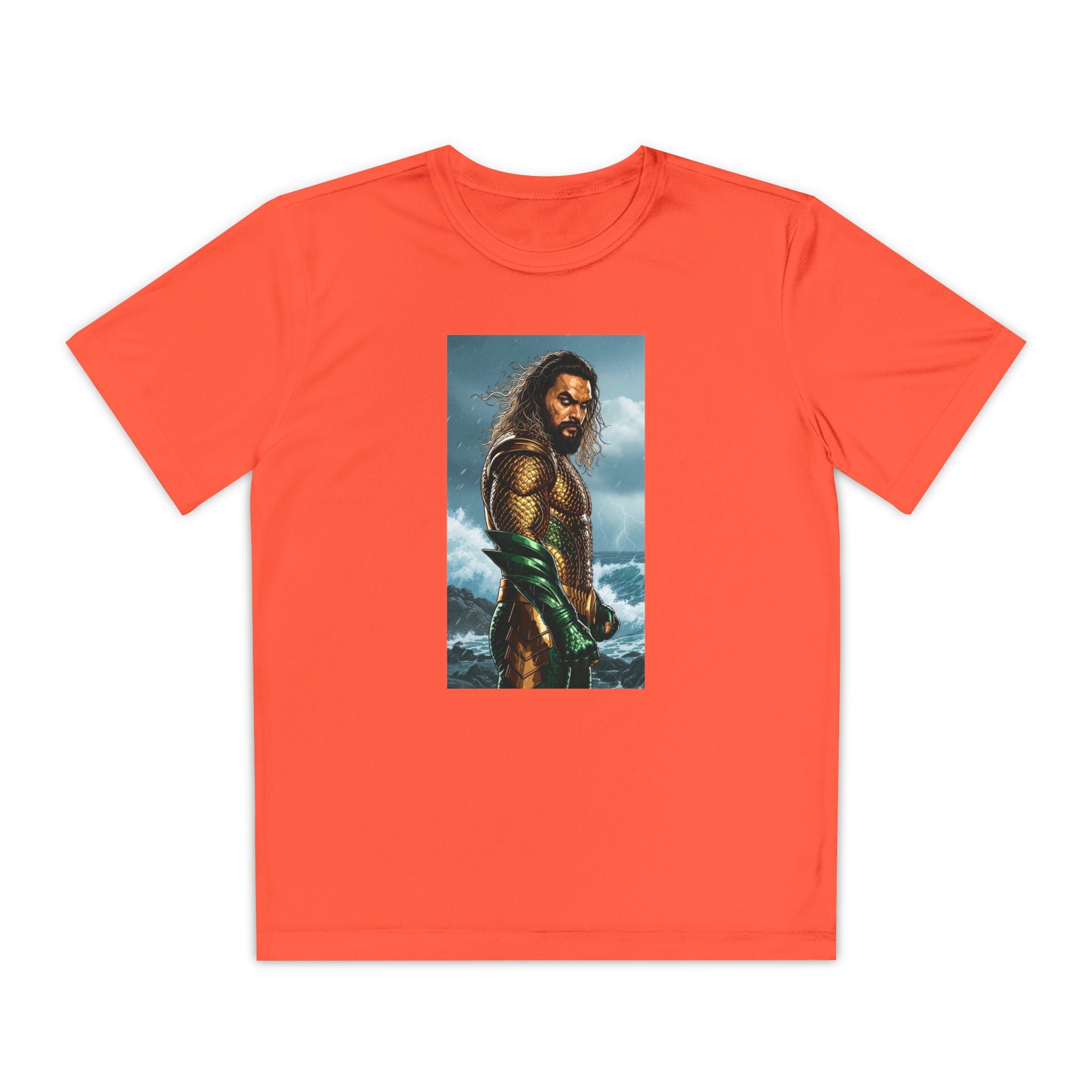 Aquaman Superhero Youth Tee, Kids Superhero Shirt, Child Aquaman T-shirt, Comic Book Tee, Superhero Fan Gift