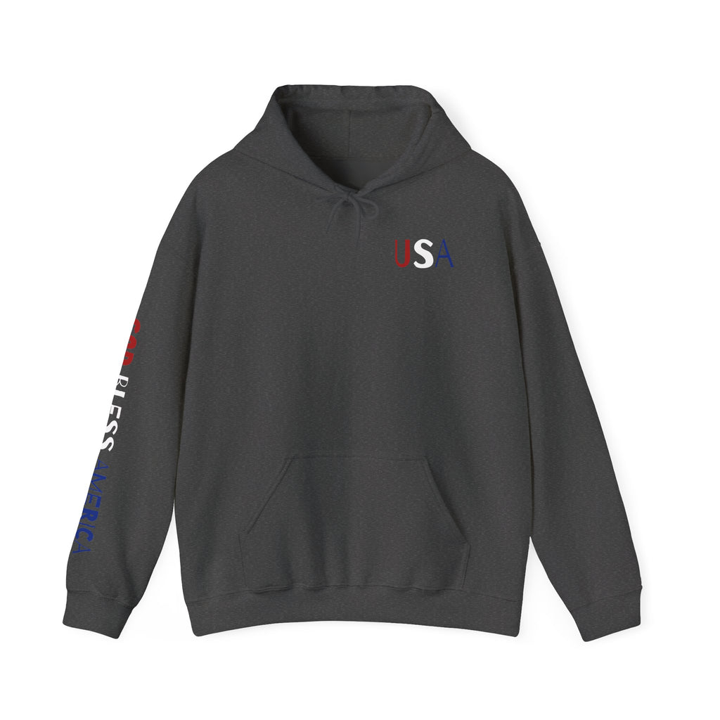 Patriotic Hoodie - Step On My Flag And Find Out What Patriotism Feels Like Unisex Blend