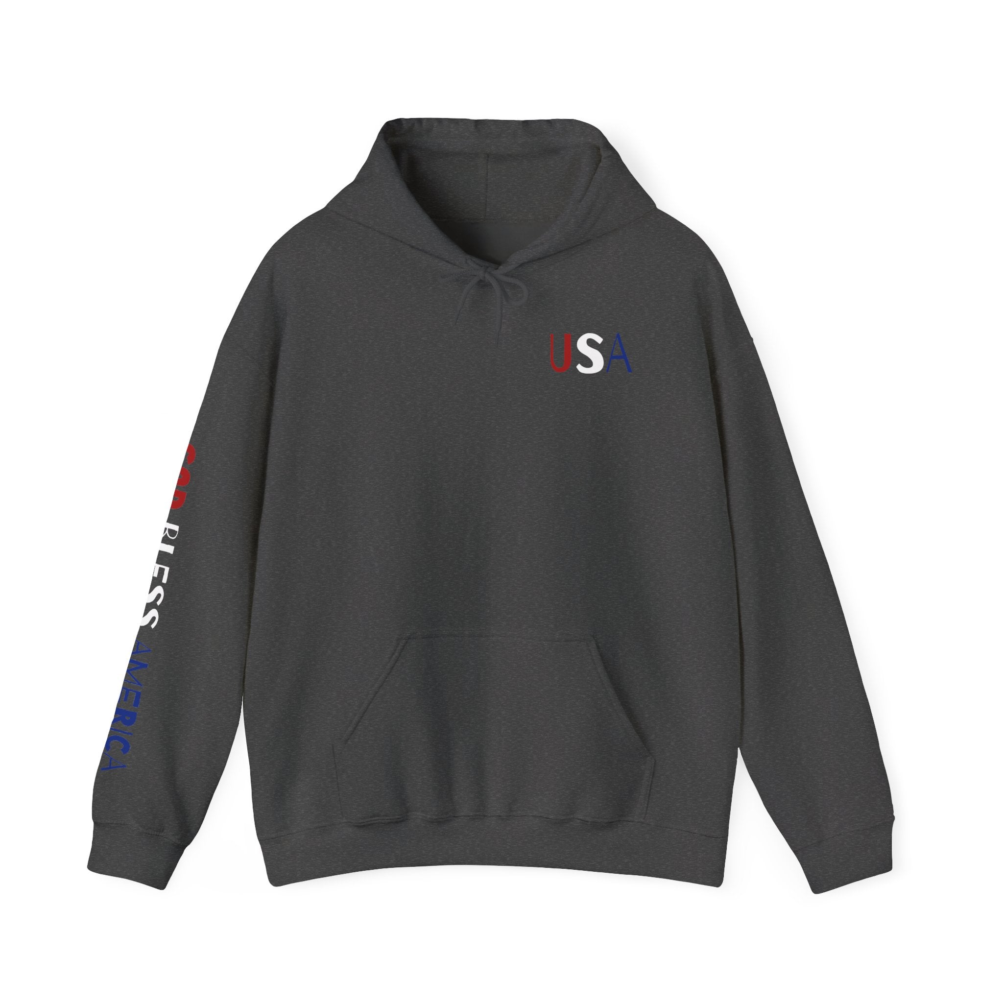 Patriotic Hoodie - Step On My Flag And Find Out What Patriotism Feels Like Unisex Blend