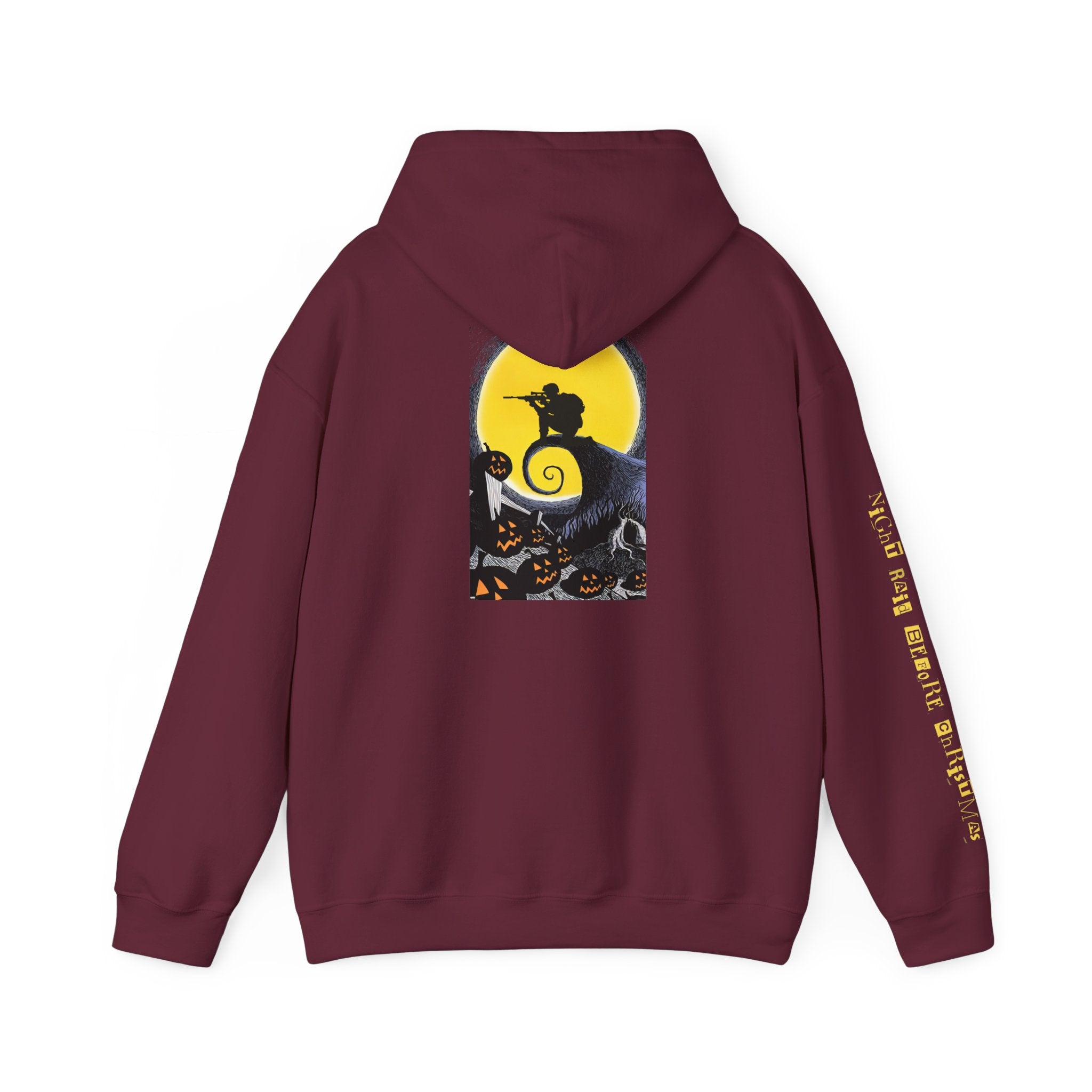 Night Raid Before Christmas Patriotic Hoodie Rebel Spirit Unisex Hoodie