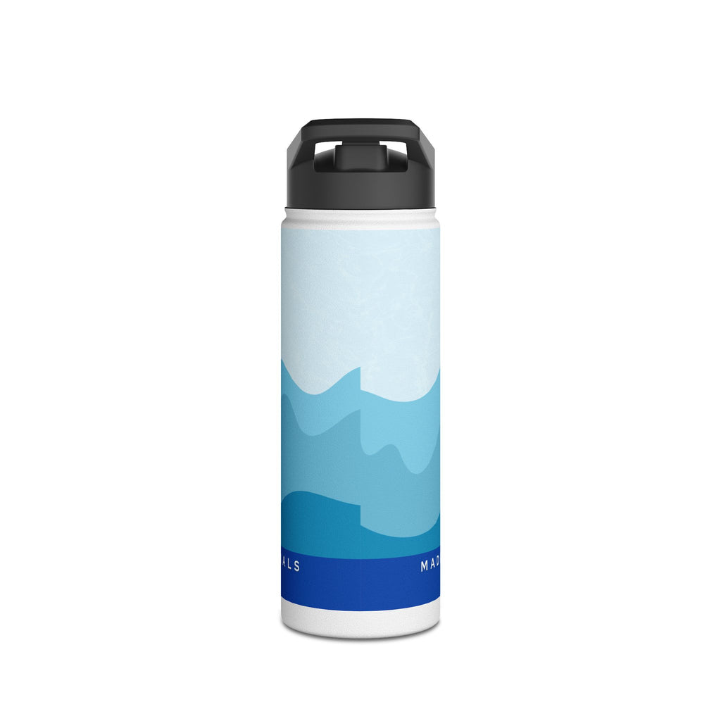Aqua Stainless Steel Water Bottle, Eco-Friendly Hydration for Travel, Sports, Yoga, Gifts, Outdoor Adventures