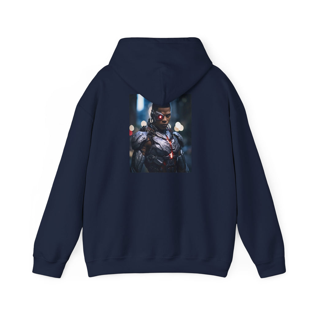 Hooded Sweatshirt - Cyborg Design