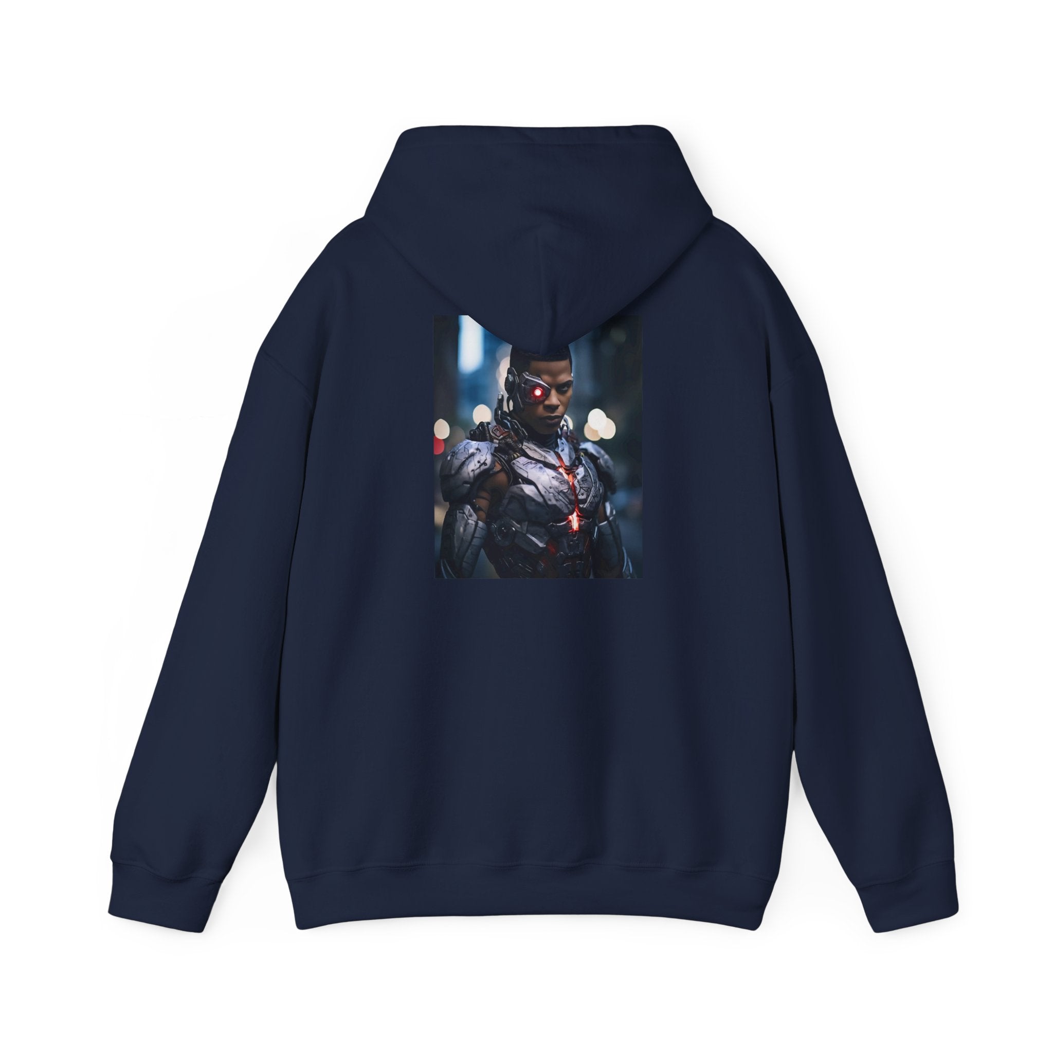 Hooded Sweatshirt - Cyborg Design