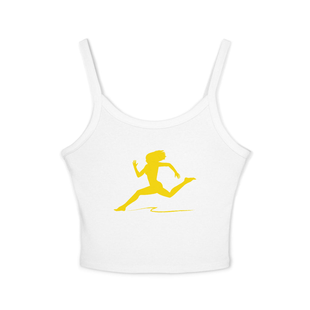 Running Woman Tank Top, Athletic Workout Top, Fitness Sleeveless Shirt, Jogging Muscle Tee, Exercise Gym Cami