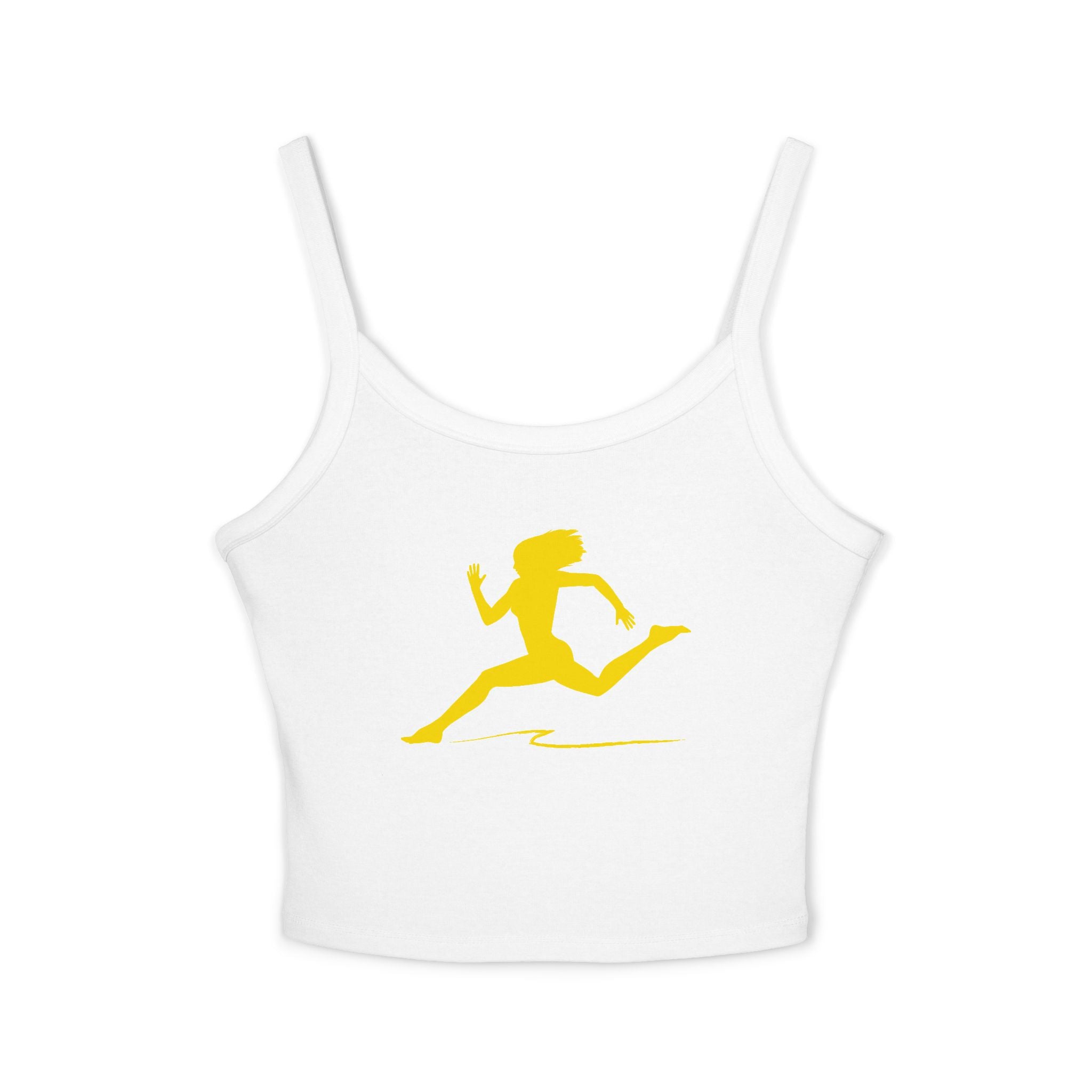 Running Woman Tank Top, Athletic Workout Top, Fitness Sleeveless Shirt, Jogging Muscle Tee, Exercise Gym Cami