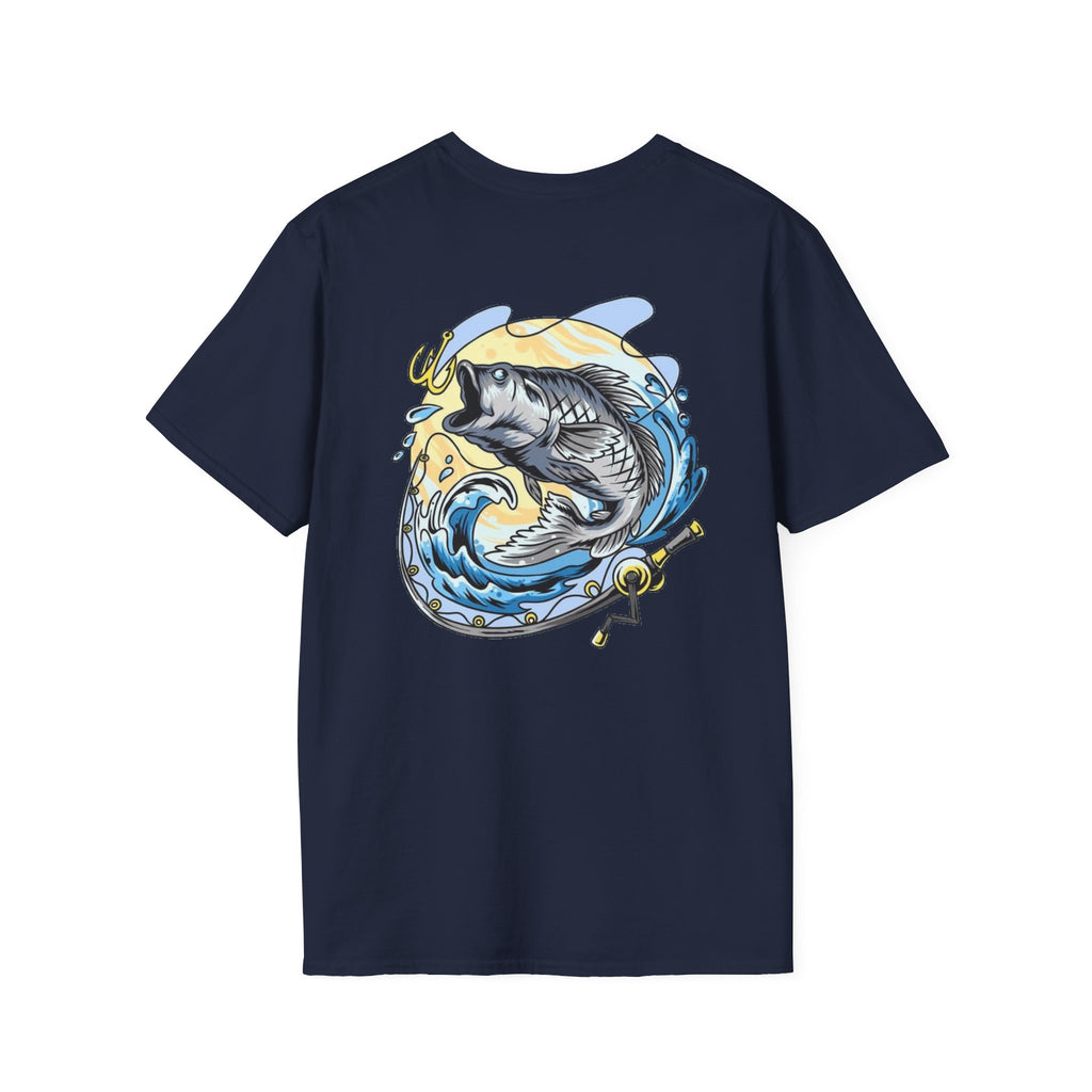 Patriotic Fishing Tshirt, American Flag Tee, 4th of July Shirt, USA Independence Day Top, Patriotic Graphic Tee, Unisex Patriotic
