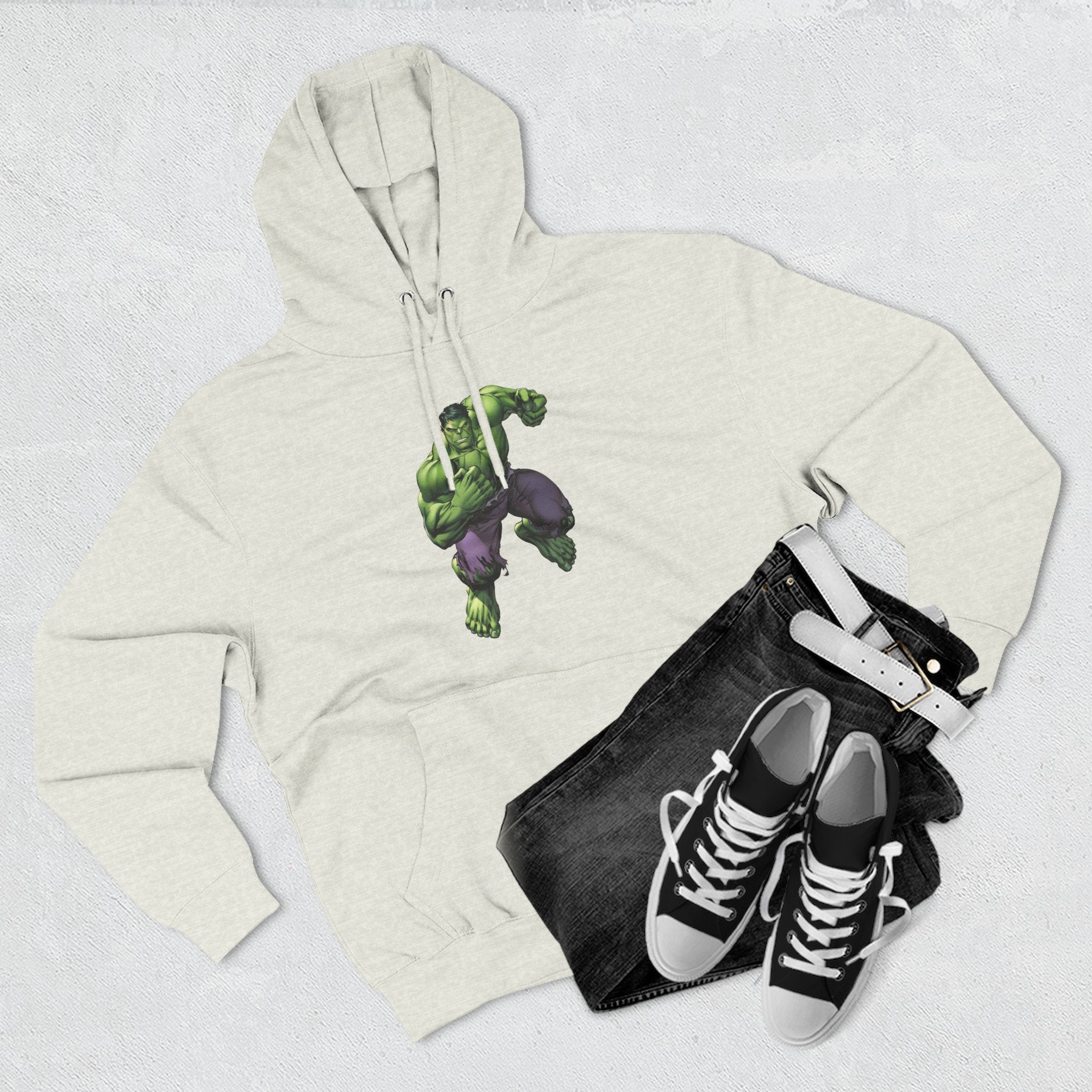 The Incredible Hulk Three-Panel Fleece Hoodie