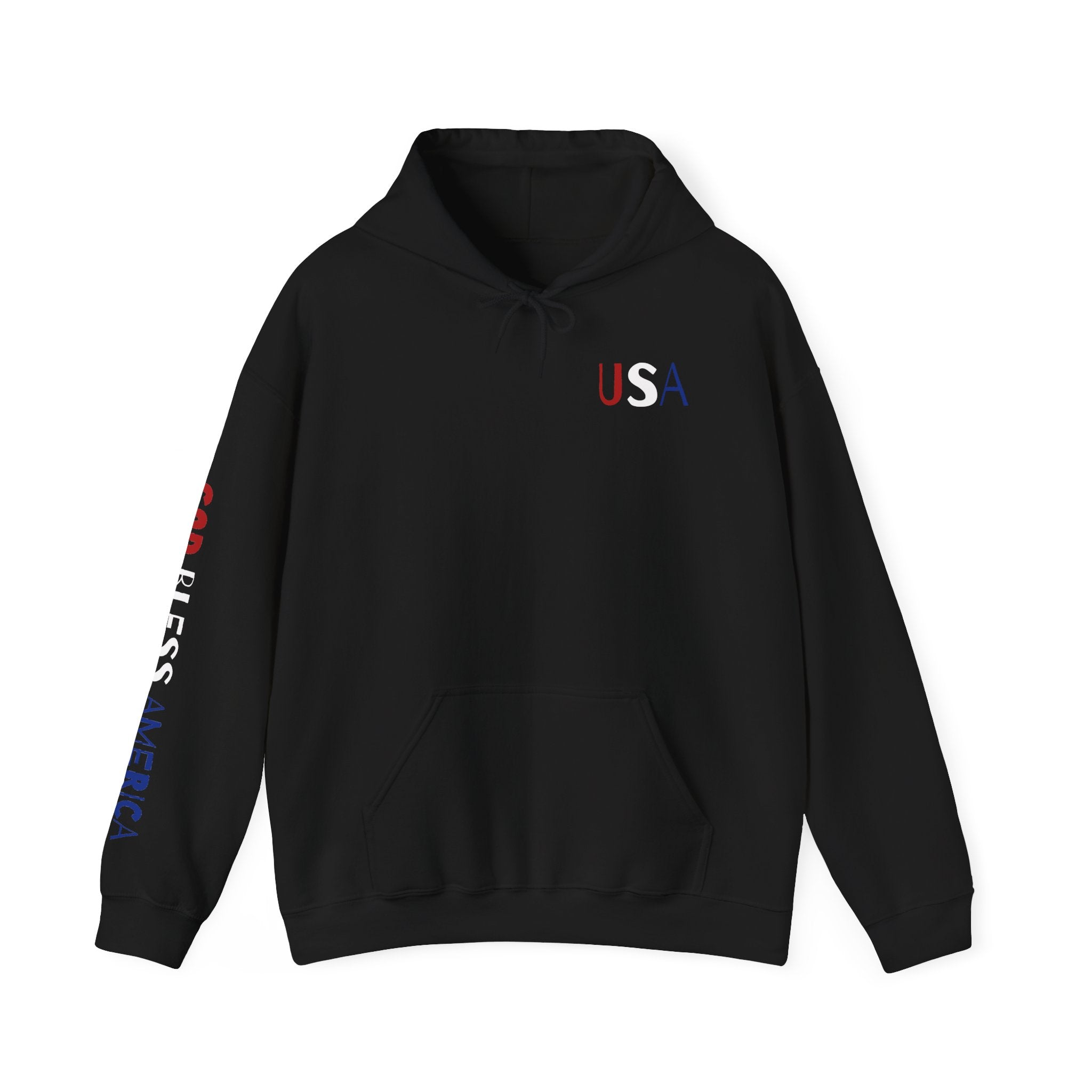 Patriotic Hoodie - Step On My Flag And Find Out What Patriotism Feels Like Unisex Blend