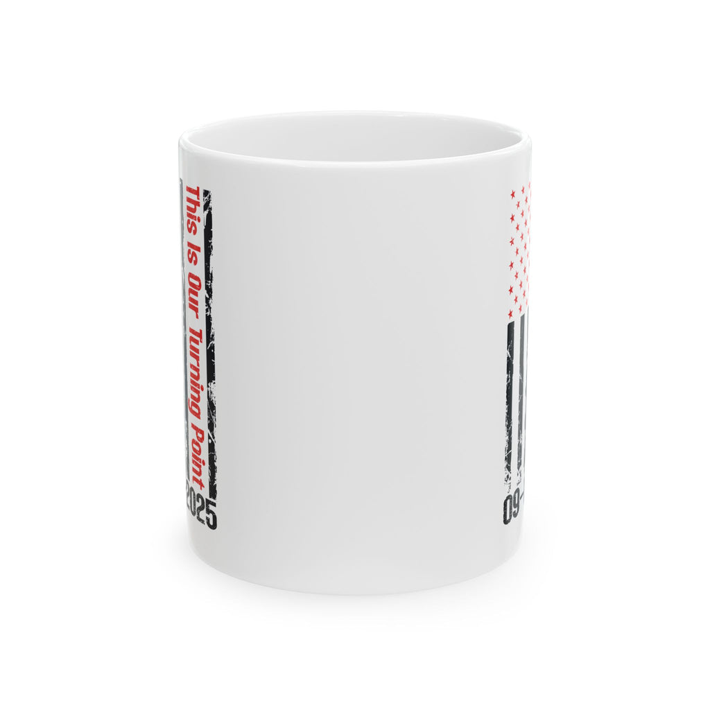 Charlie Kirk Patriotic Mug