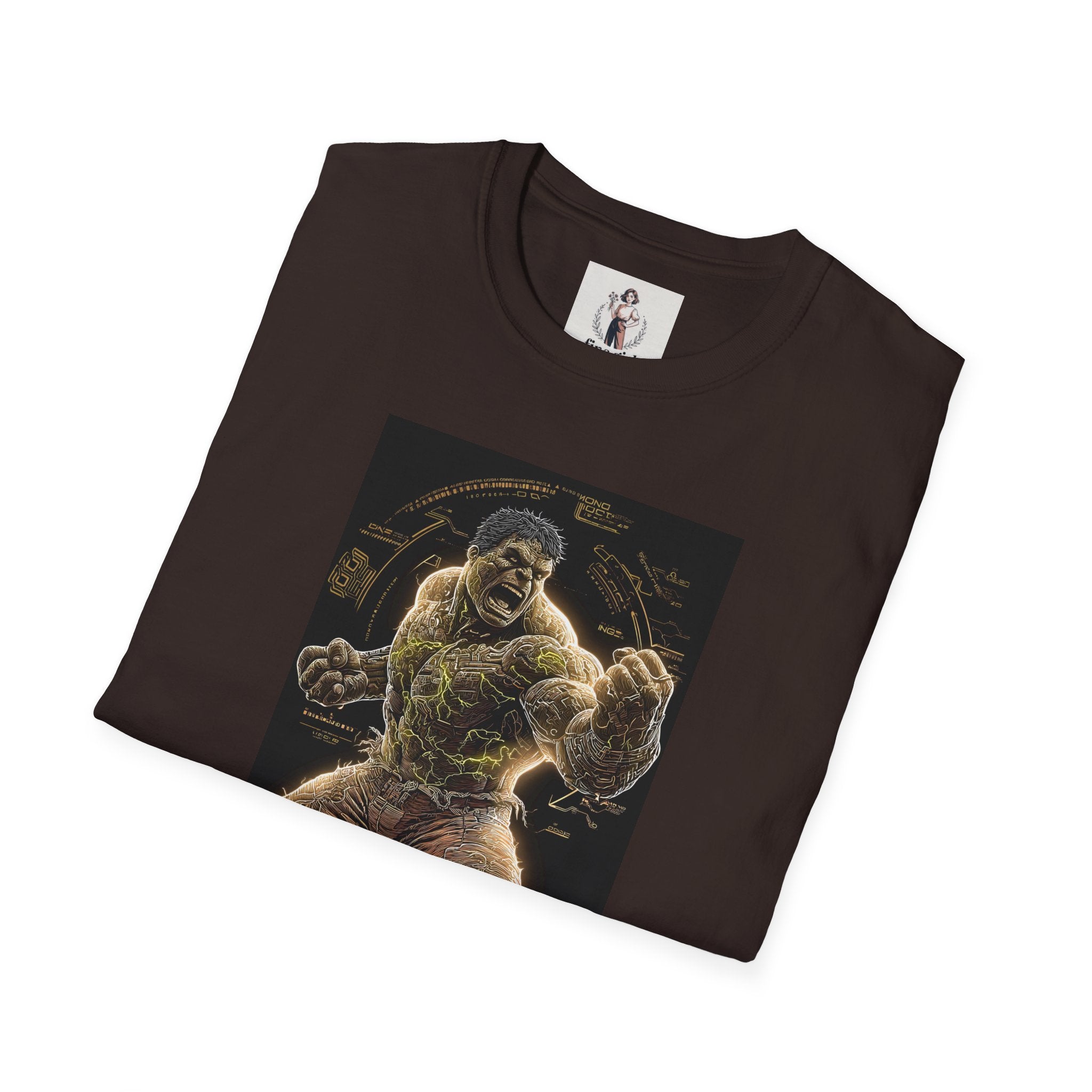 The Incredible Hulk Superhero Marvel Unisex Softstyle T-Shirt, Comic Book Tee, Geeky Clothing, Cosplay Costume Top