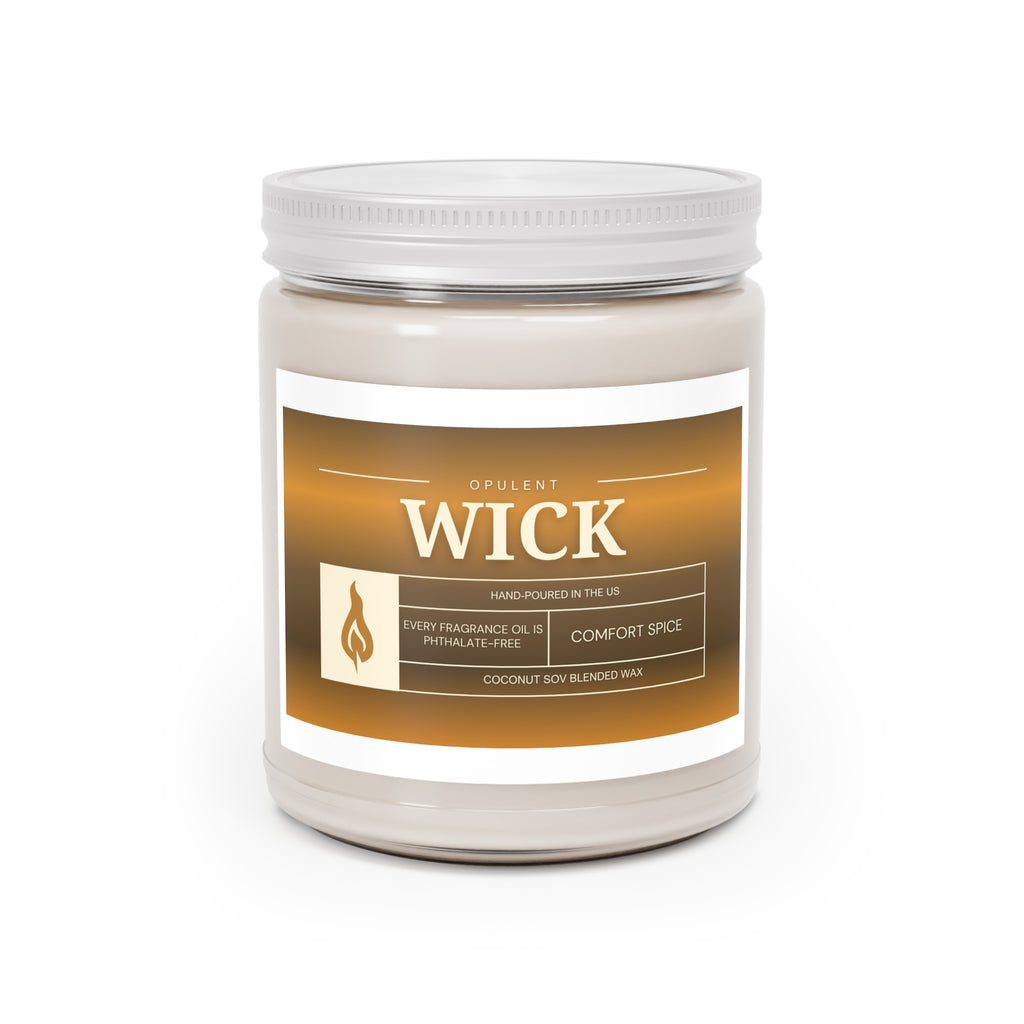 Soy Candles, OPULENT Wick, Hand-poured in the US, White Lid, 9oz, Aromatherapy, Relaxation, Home Decor, Gift, Scented Candles