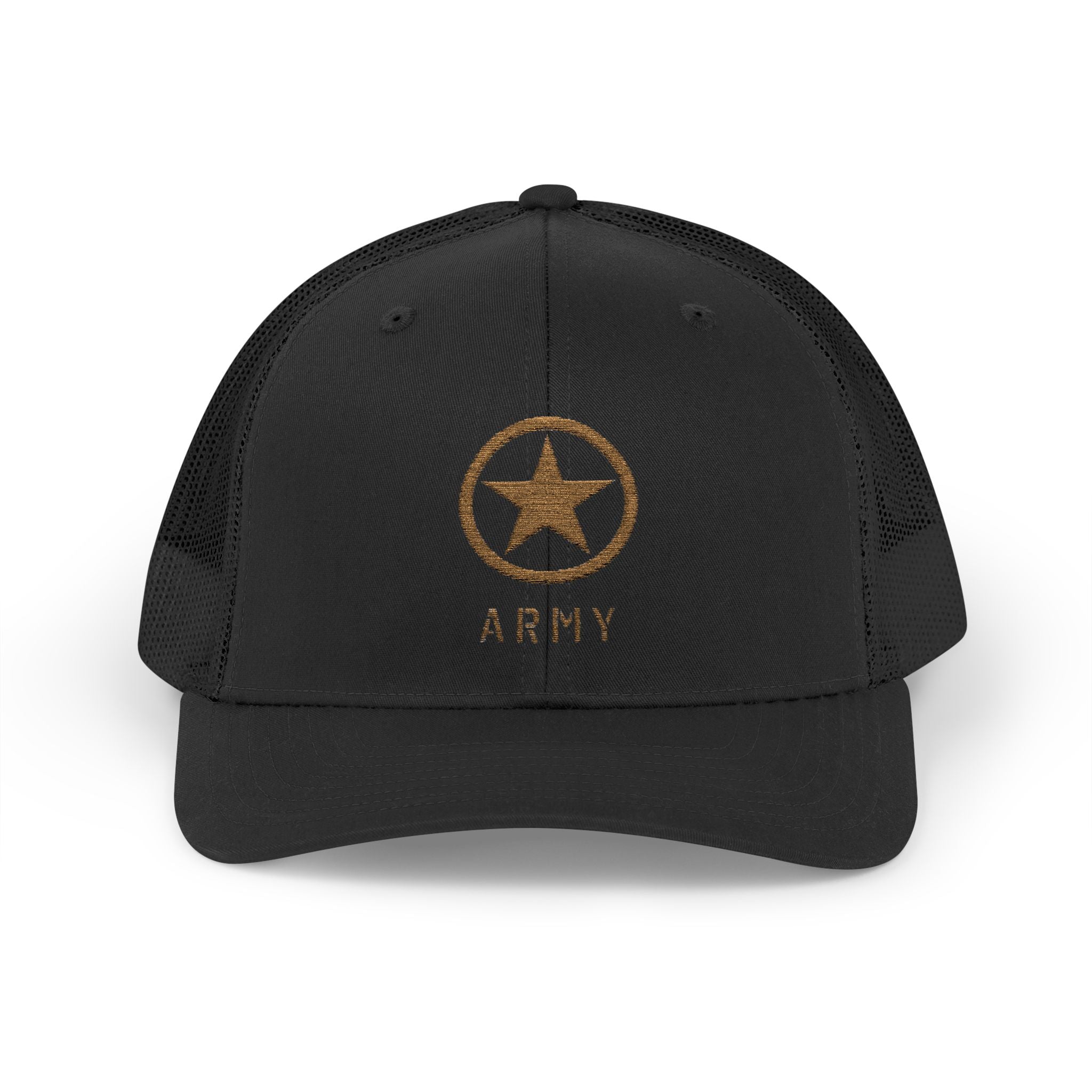 US Army Snapback Trucker Cap with Thin Red Line Design, Ideal for First Responders, Supportive Gifts, Memorials, Everyday Wear