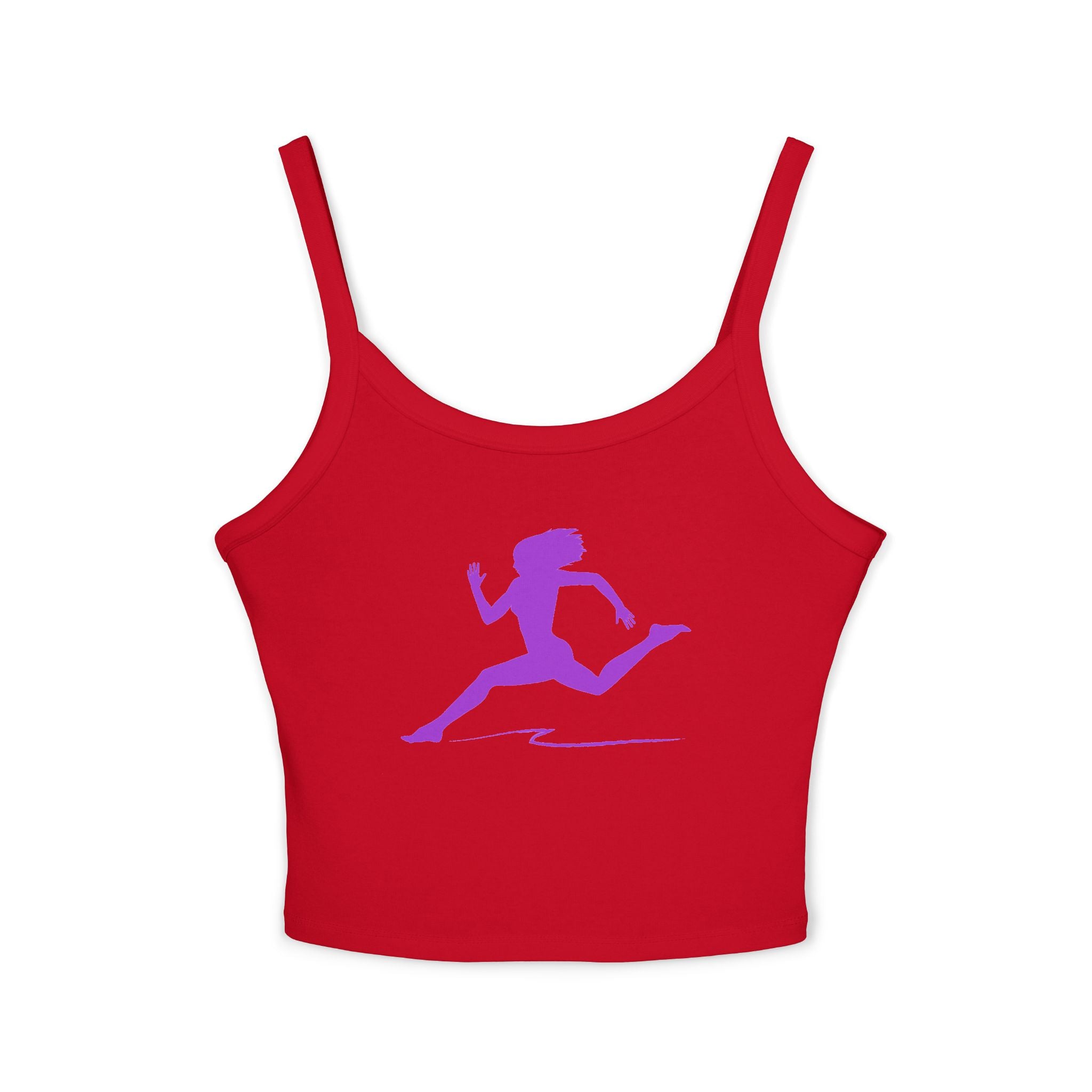 Running Woman Tank Top, Athletic Workout Top, Fitness Sleeveless Shirt, Jogging Muscle Tee, Exercise Gym Cami