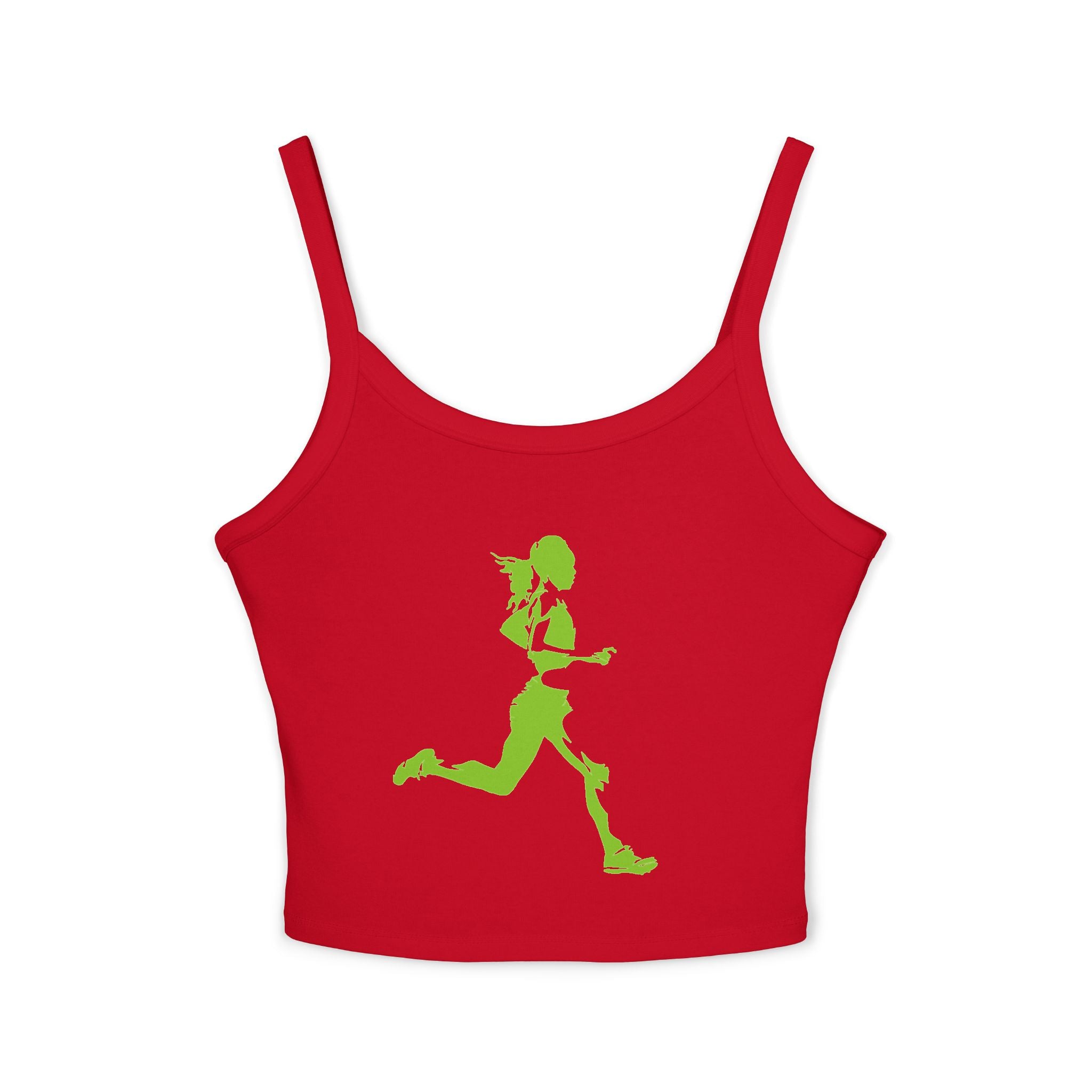 Running Woman Tank Top, Athletic Workout Top, Fitness Sleeveless Shirt, Jogging Muscle Tee, Exercise Gym Cami