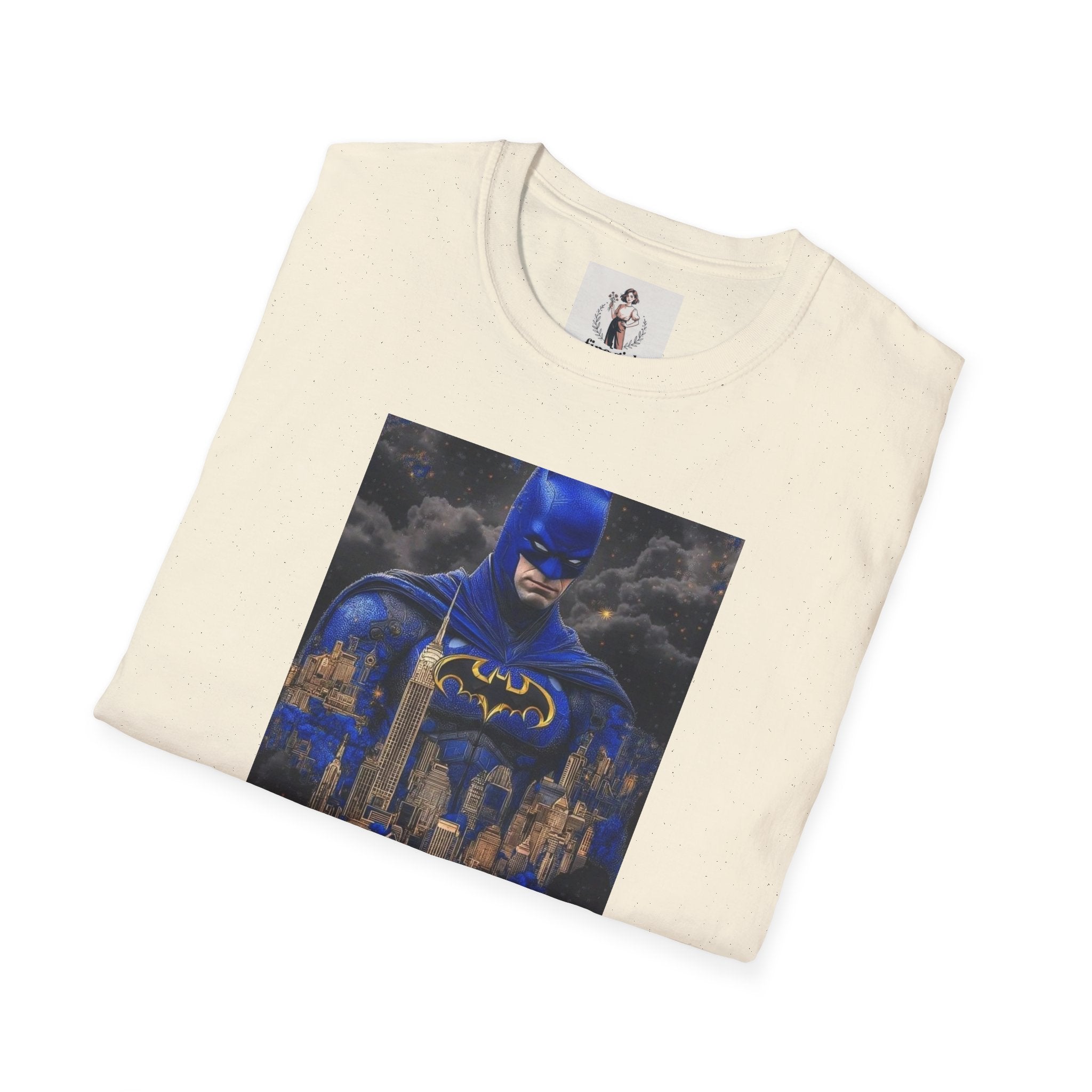 Batman Marvel Unisex Softstyle T-Shirt, Comic Book Tee, Geeky Clothing, Cosplay Costume Top