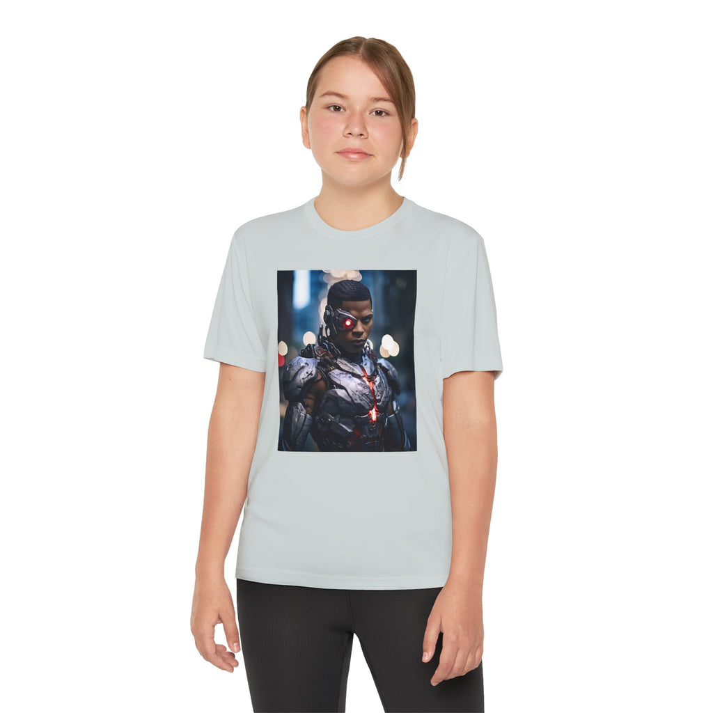 Cyborg Superhero Marvel Patriotic, Kids Graphic T-Shirt, Boys Hero Top, Girls Comic Book Clothing, Birthday