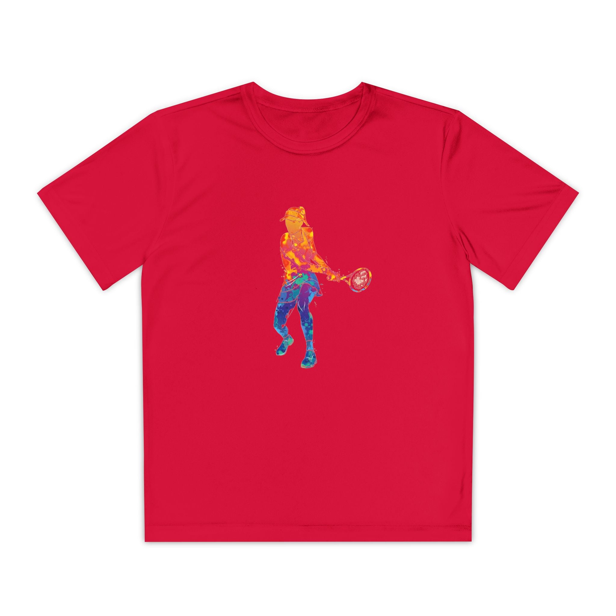 Tennis Youth Sports Graphic Tee, Cool Athletic Shirt for Kids, Perfect for Sports Events, Team Spirit, Birthday Gift, Summer Activities