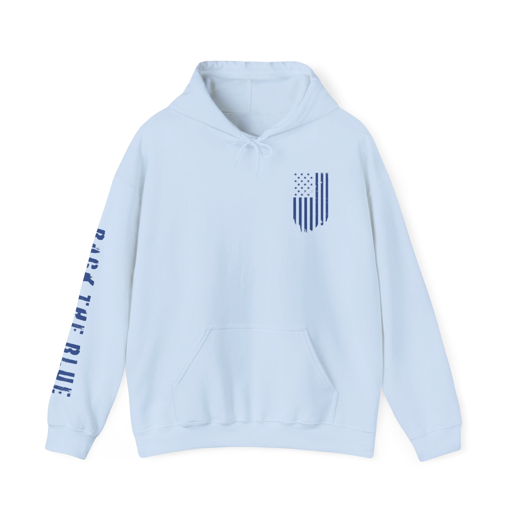 Patriotic Hoodie - Thin Blue Line Unisex Blend