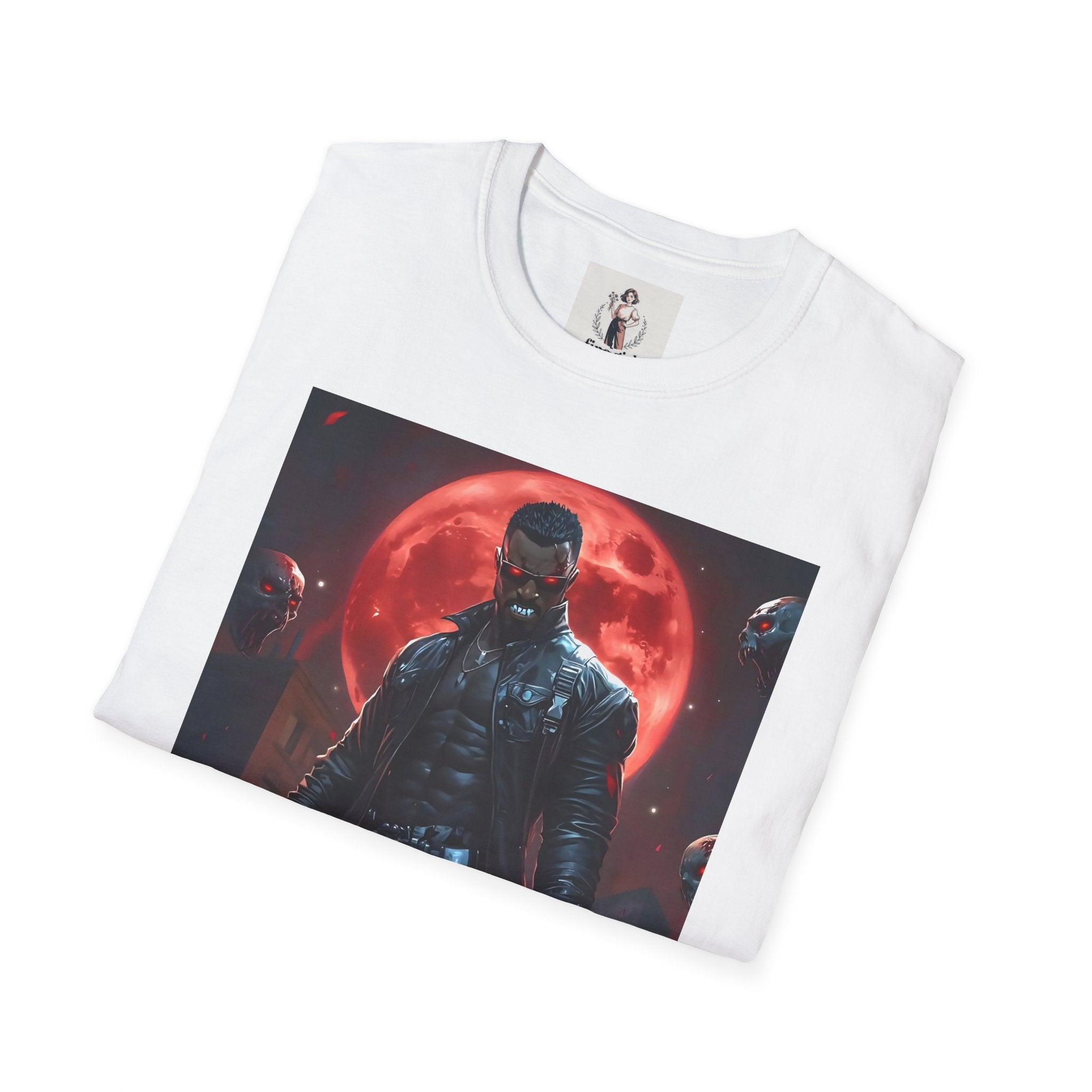 Blade Superhero Marvel Unisex Softstyle T-Shirt, Comic Book Tee, Geeky Clothing, Cosplay Costume Top