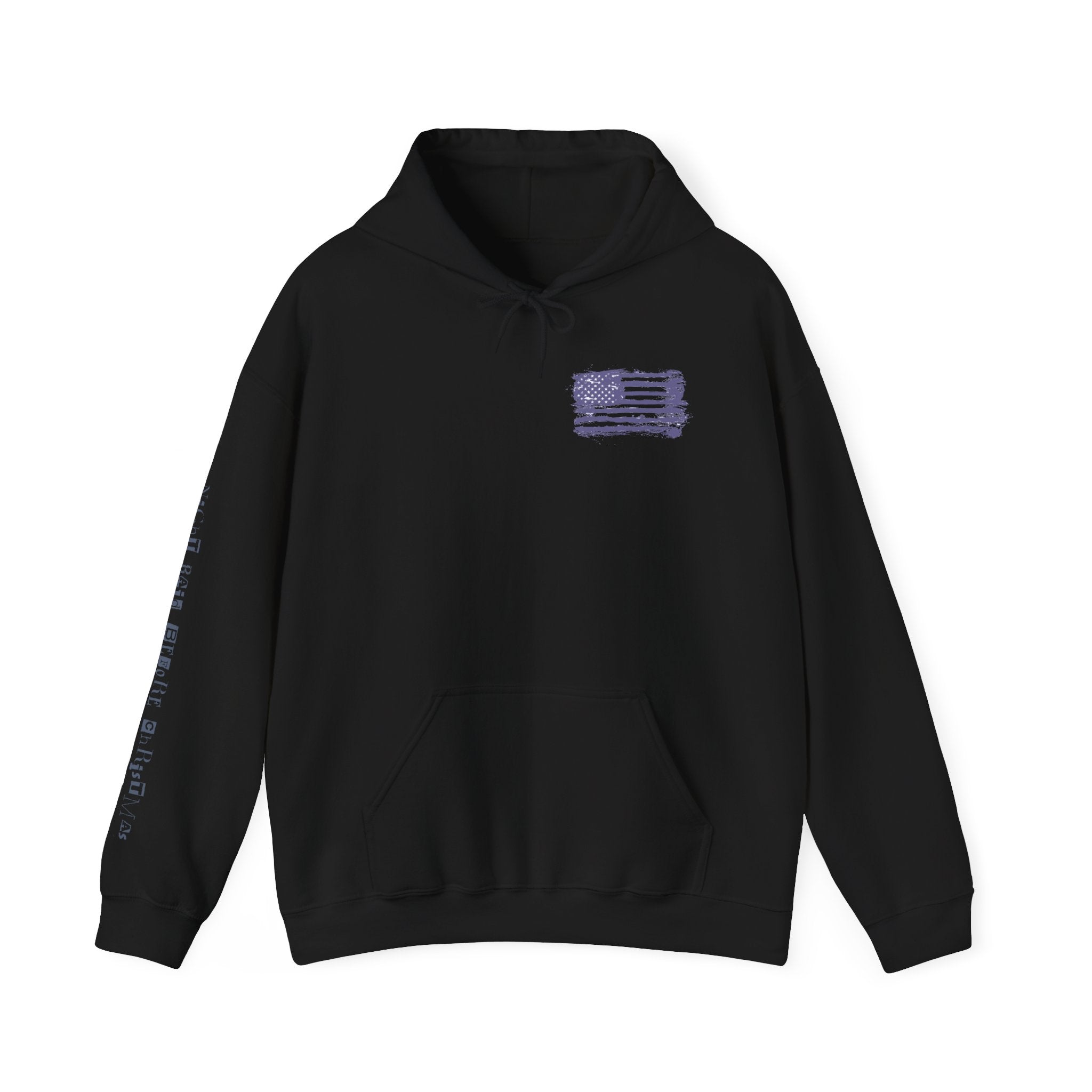 Night Raid Before Christmas Patriotic Hoodie Rebel Spirit Unisex Hoodie