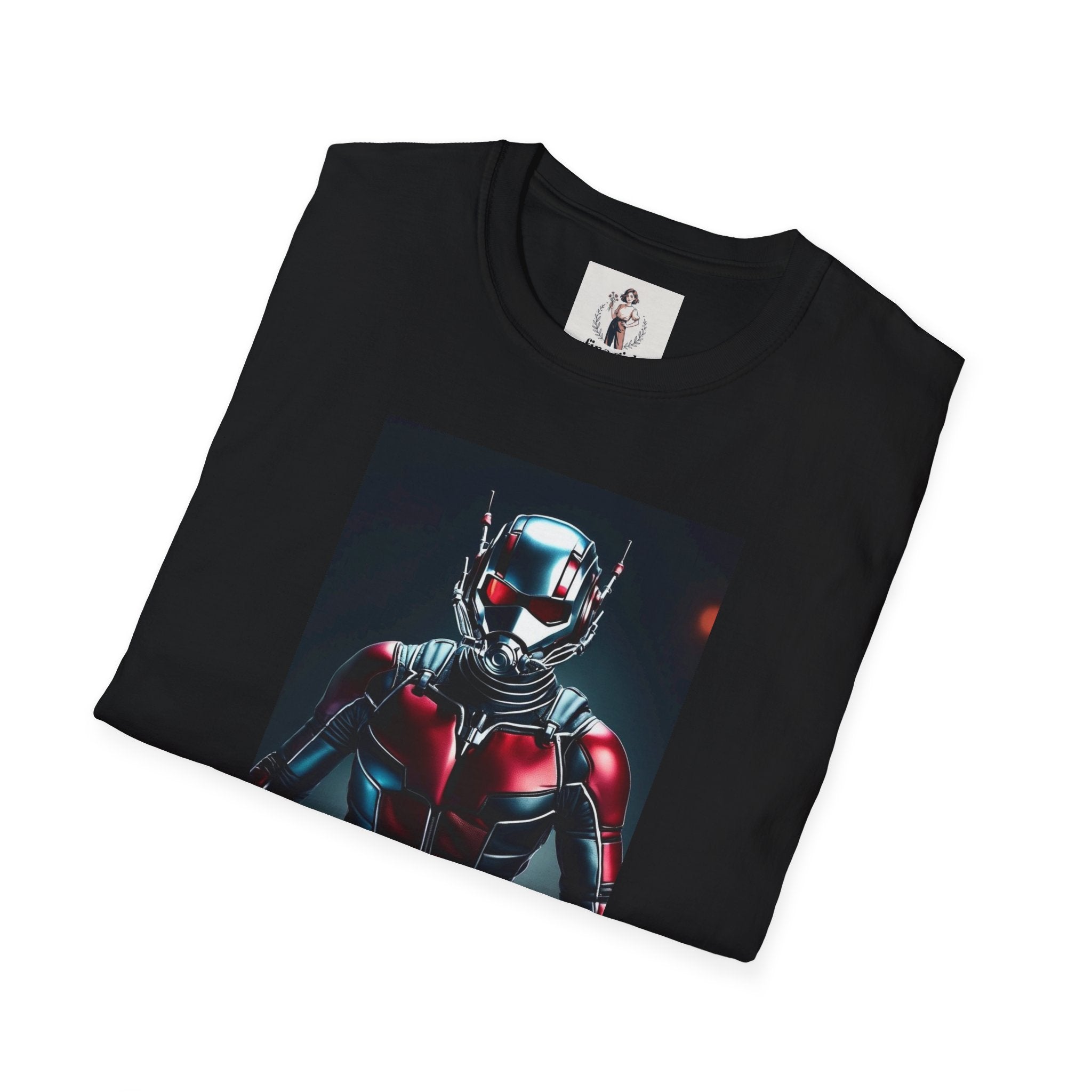 Antman Superhero Marvel Unisex Softstyle T-Shirt, Comic Book Tee, Geeky Clothing, Cosplay Costume Top