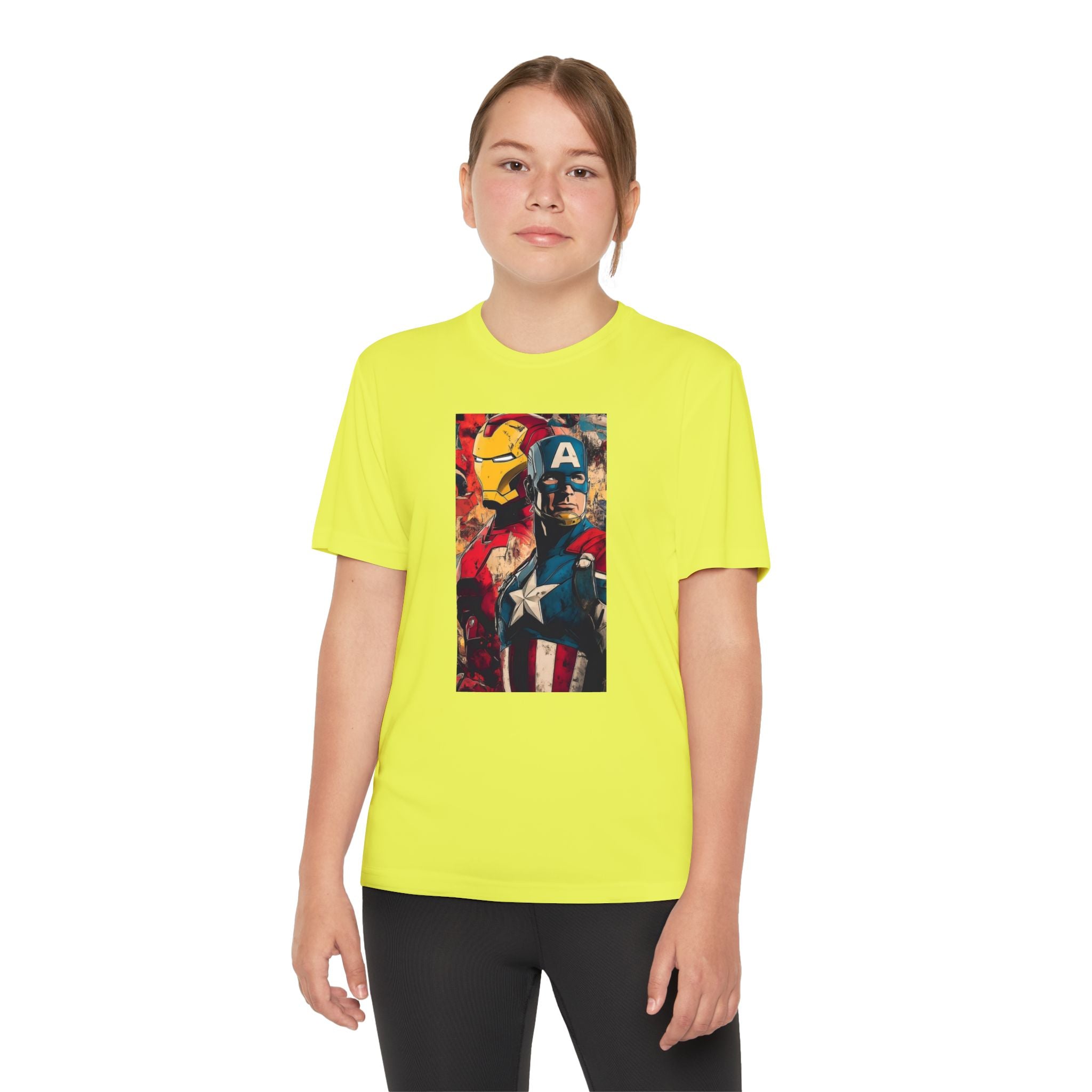 Advengers Youth T-Shirt Sports Graphic Tee, Cool Athletic Shirt for Kids, Perfect for Sports Events, Team Spirit