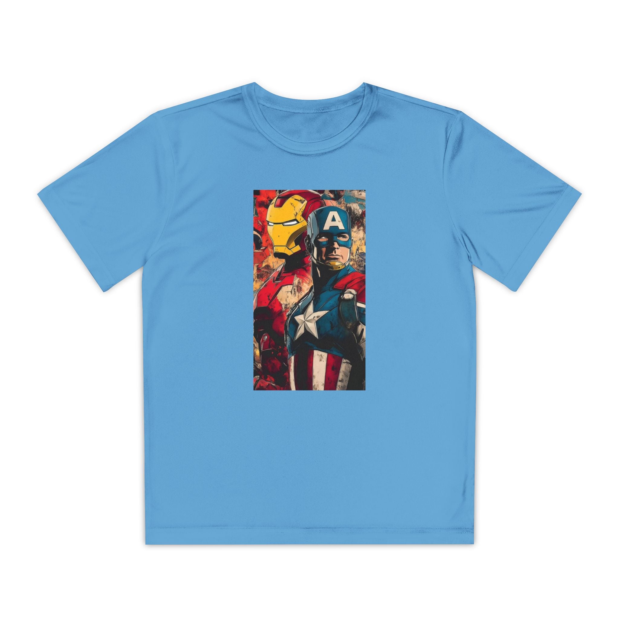 Advengers Youth T-Shirt Sports Graphic Tee, Cool Athletic Shirt for Kids, Perfect for Sports Events, Team Spirit