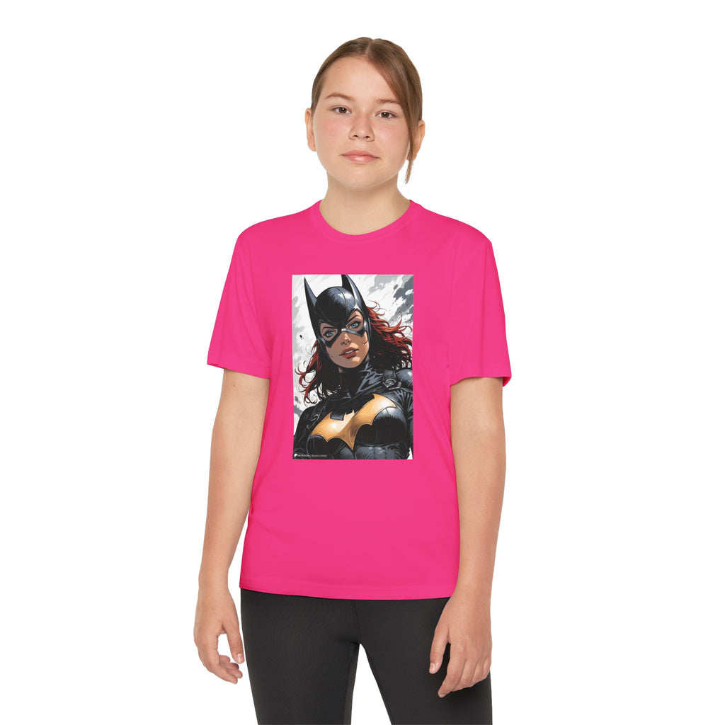 Superhero Youth T-Shirt Sports Graphic Tee, Cool Athletic Shirt for Kids