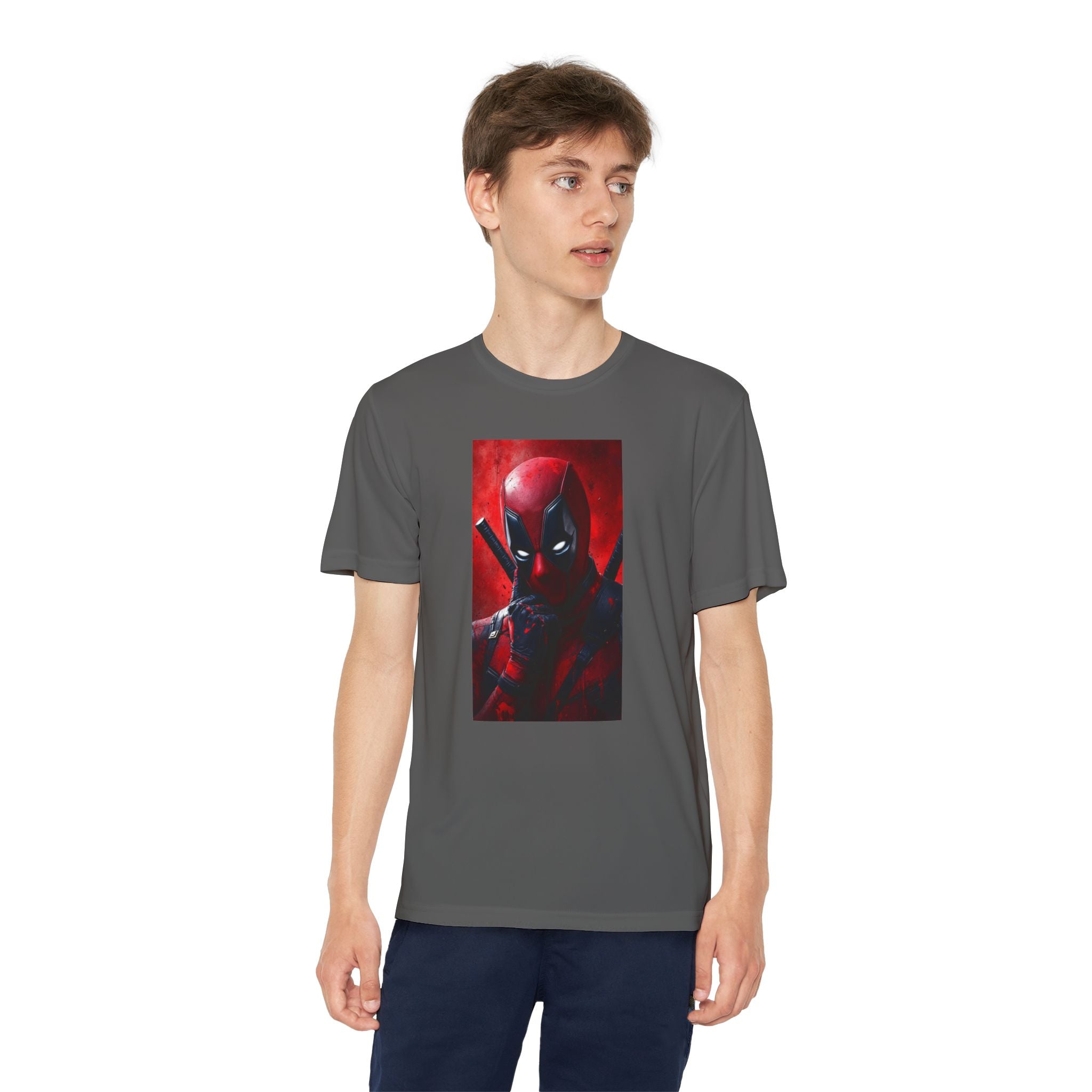 Deadpool Superhero Marvel Patriotic, Kids Graphic T-Shirt, Boys Hero Top, Girls Comic Book Clothing, Birthday