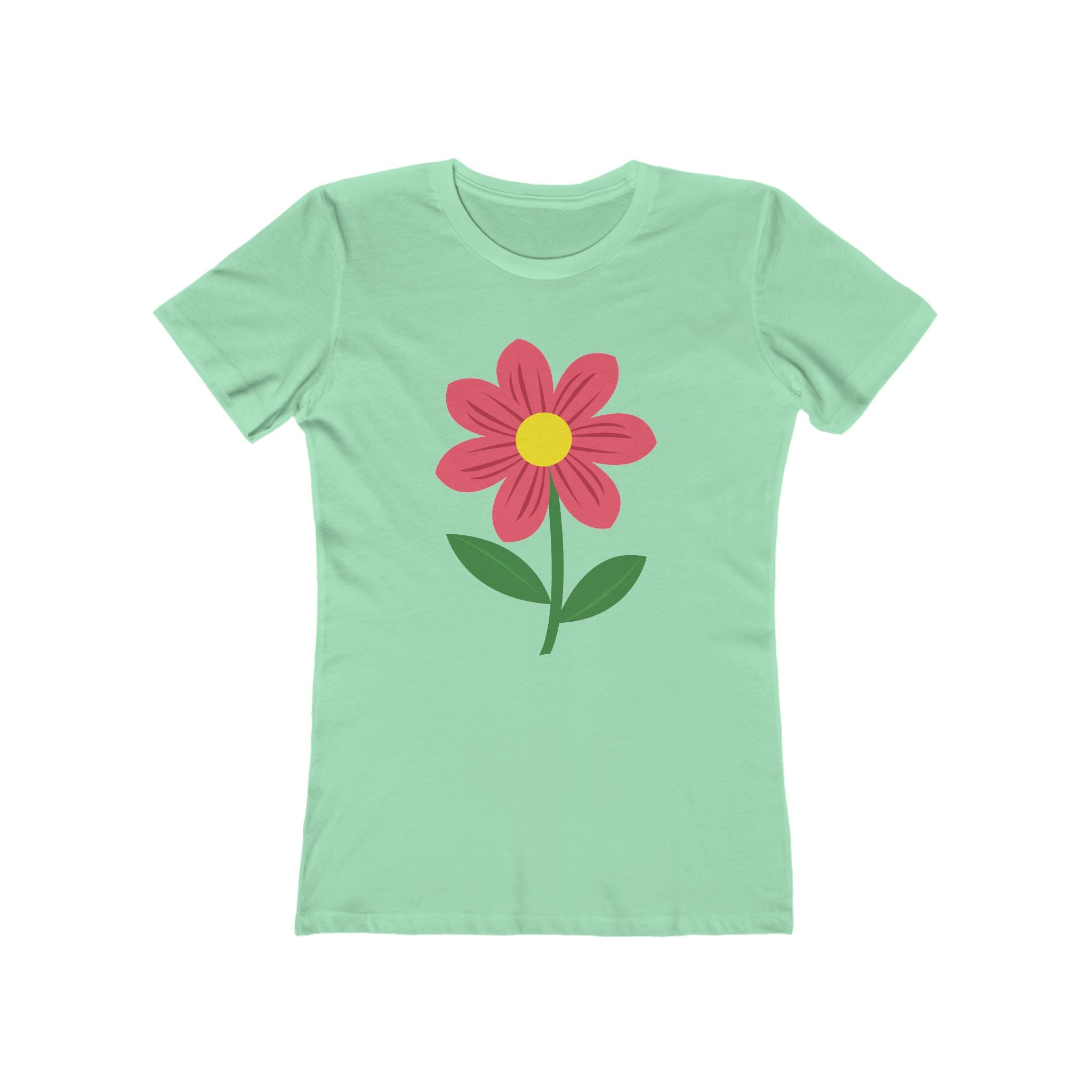 Flower Women's Tshirt, Floral Graphic Tee, Casual Top for Her, Spring Blossom Shirt, Botanical Print Blouse